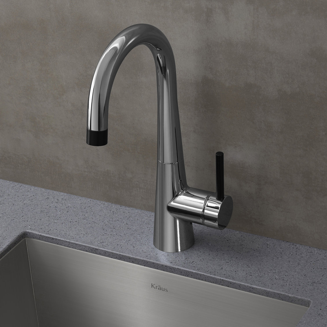 Kraus Crespo Flex Commercial Style Kitchen & Bar/Prep Faucet with Soap