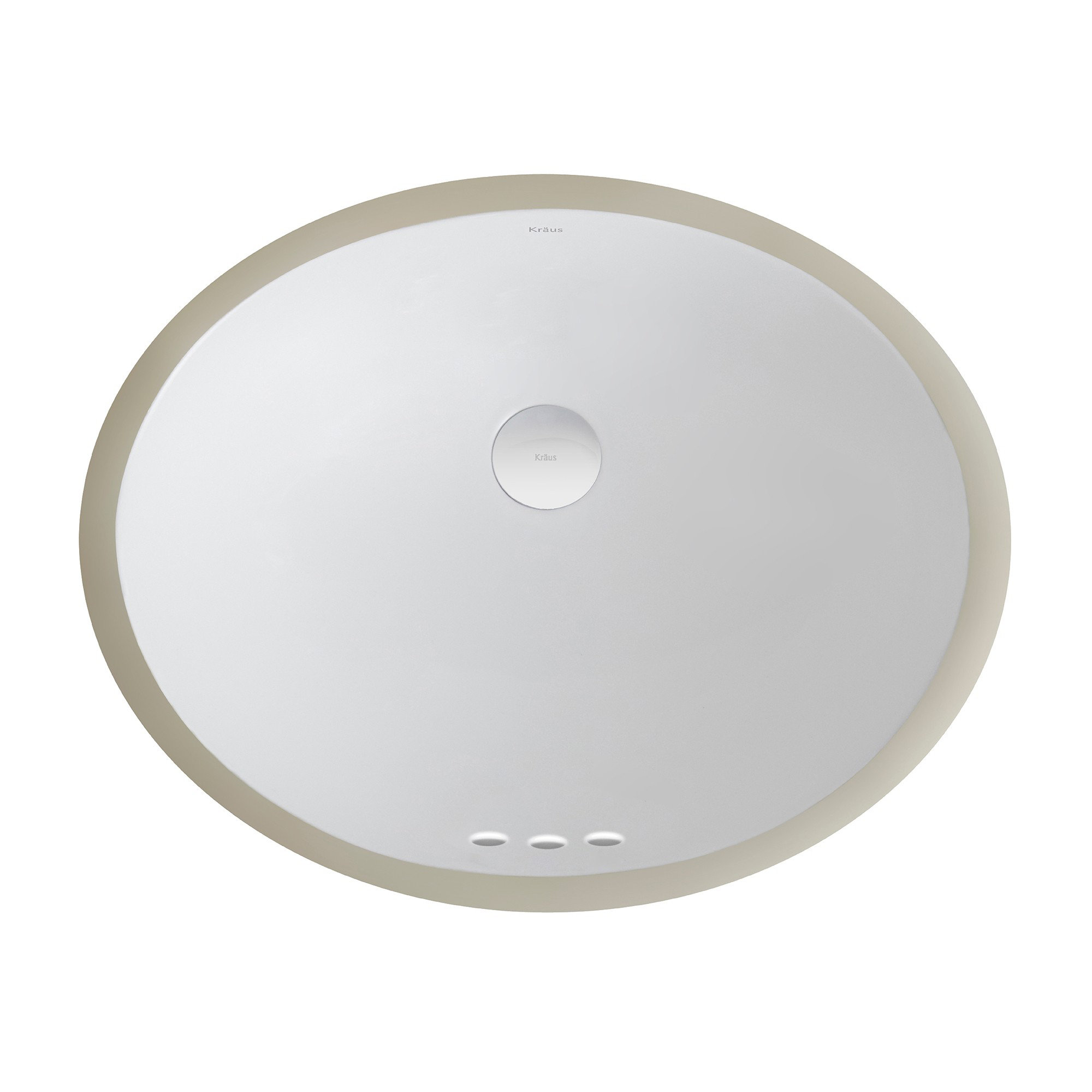 Kraus Elavo? Ceramic Oval Undermount Bathroom Sink with Overflow ...