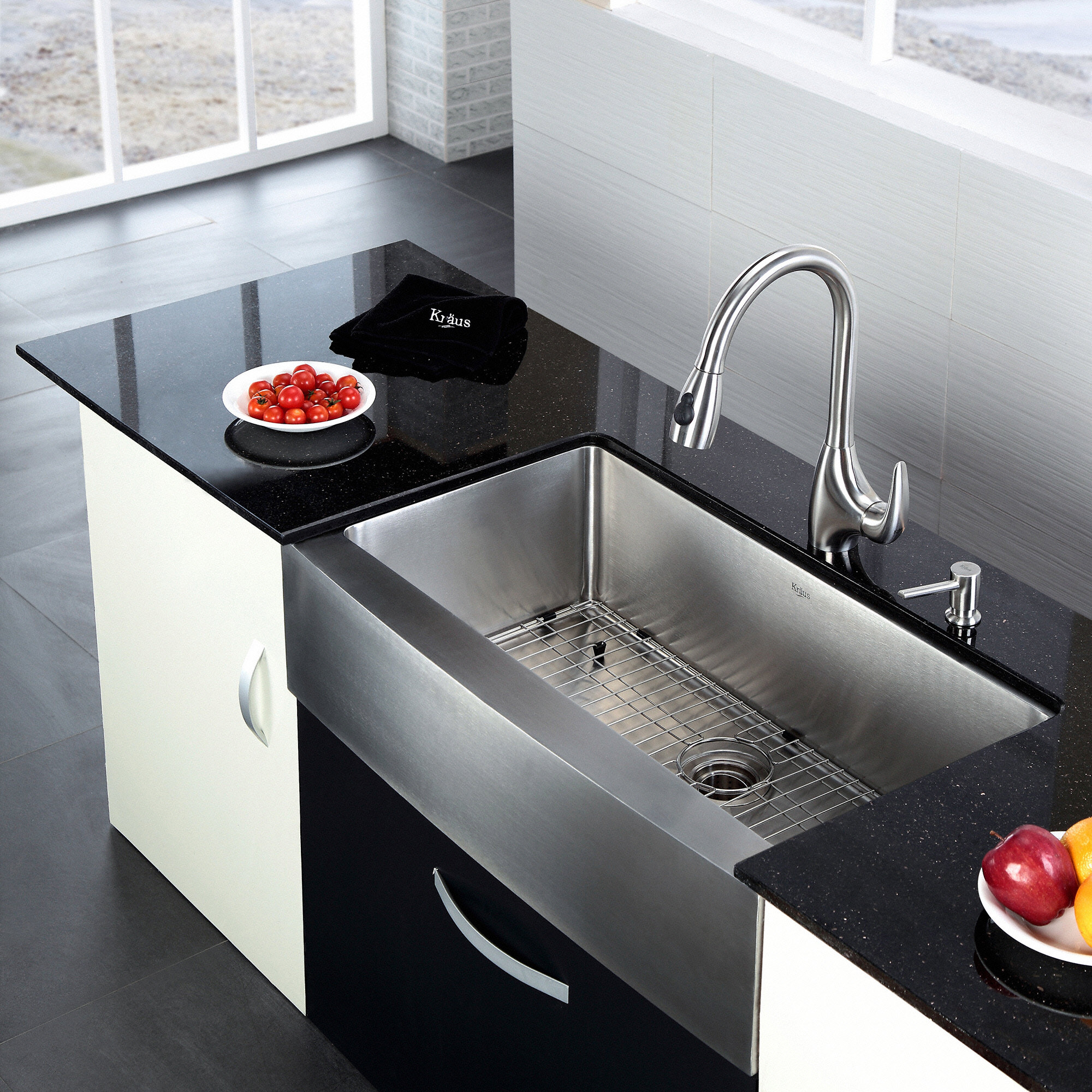 Kraus 3588 x 2075 Farmhouse Kitchen Sink  Reviews 