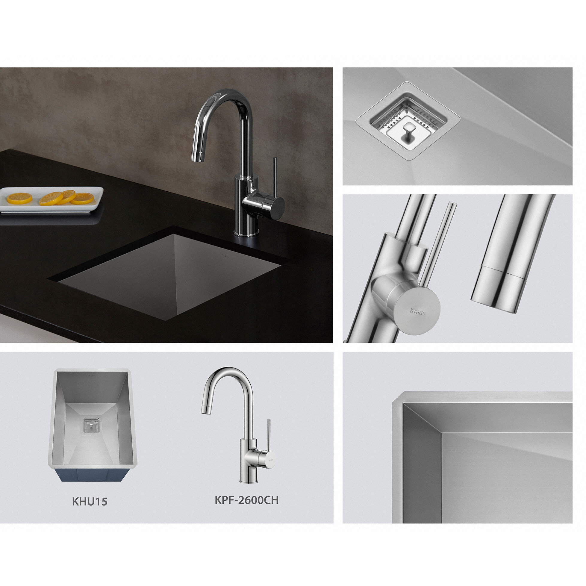 ... Undermount Single Bowl Stainless Steel Bar Sink & Reviews Wayfair