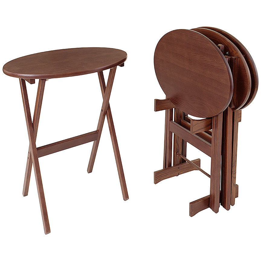 Manchester Wood Oval Tray Table & Reviews Wayfair