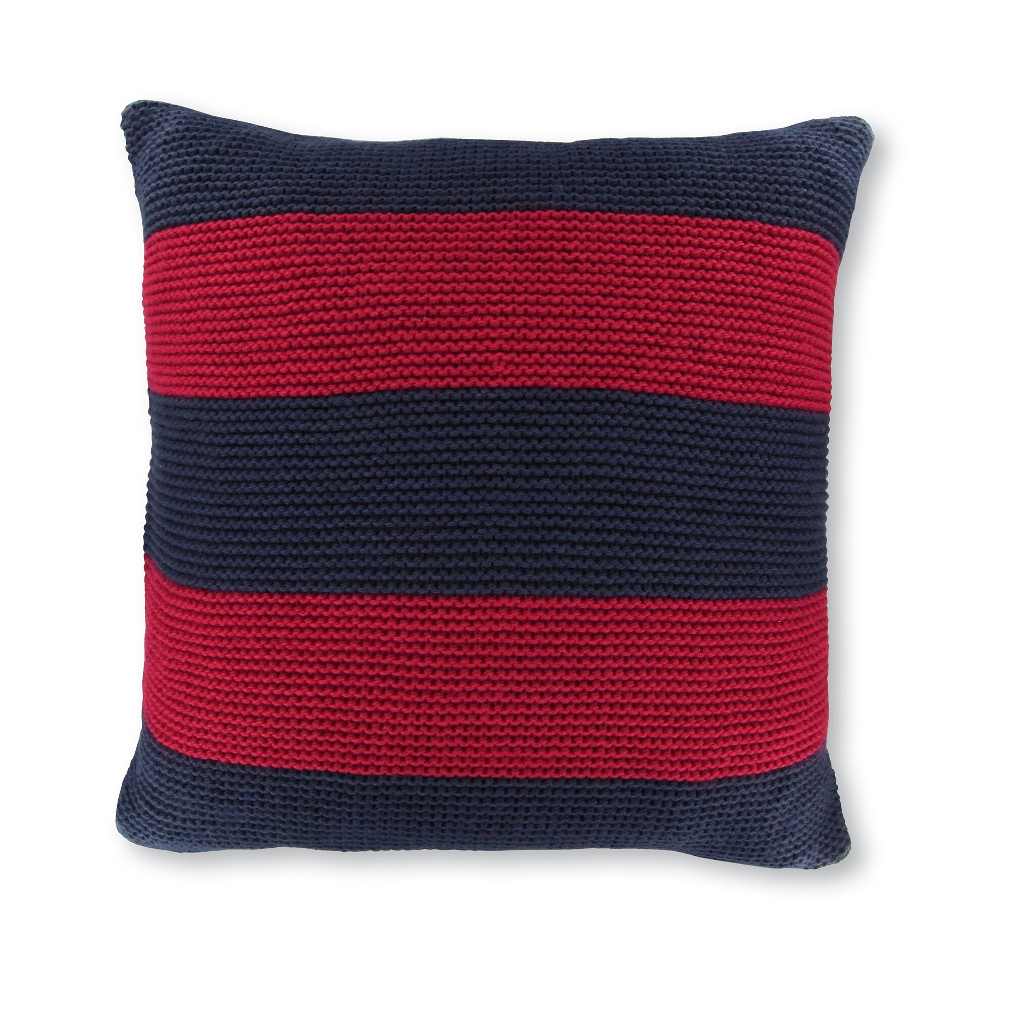 Nautica 18 Crew Striped Knit Decorative Throw Pillow Reviews Wayfair   Nautica 18 Crew Striped Knit Decorative Pillow 200434 200431 