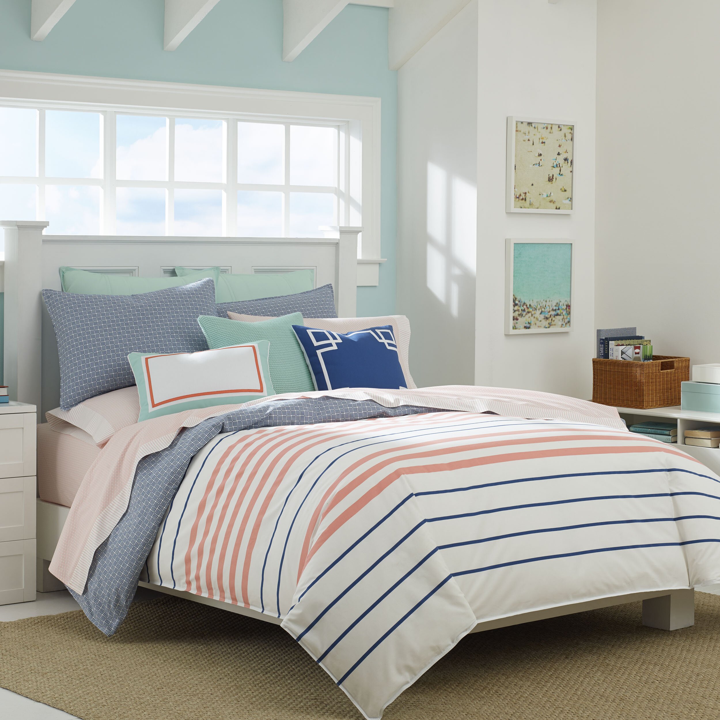 Nautica Staysail 2 Piece Reversible Duvet Cover Set & Reviews | Wayfair