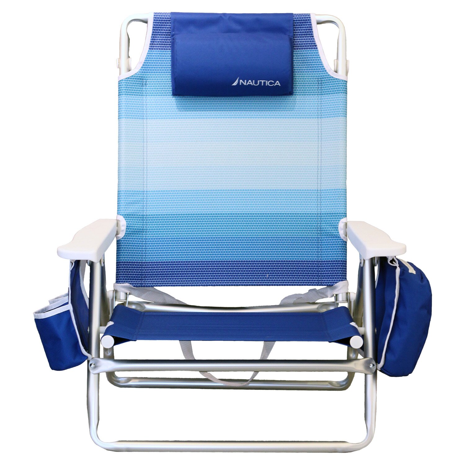 Nautica Striped Beach Chair with Cushions & Reviews | Wayfair