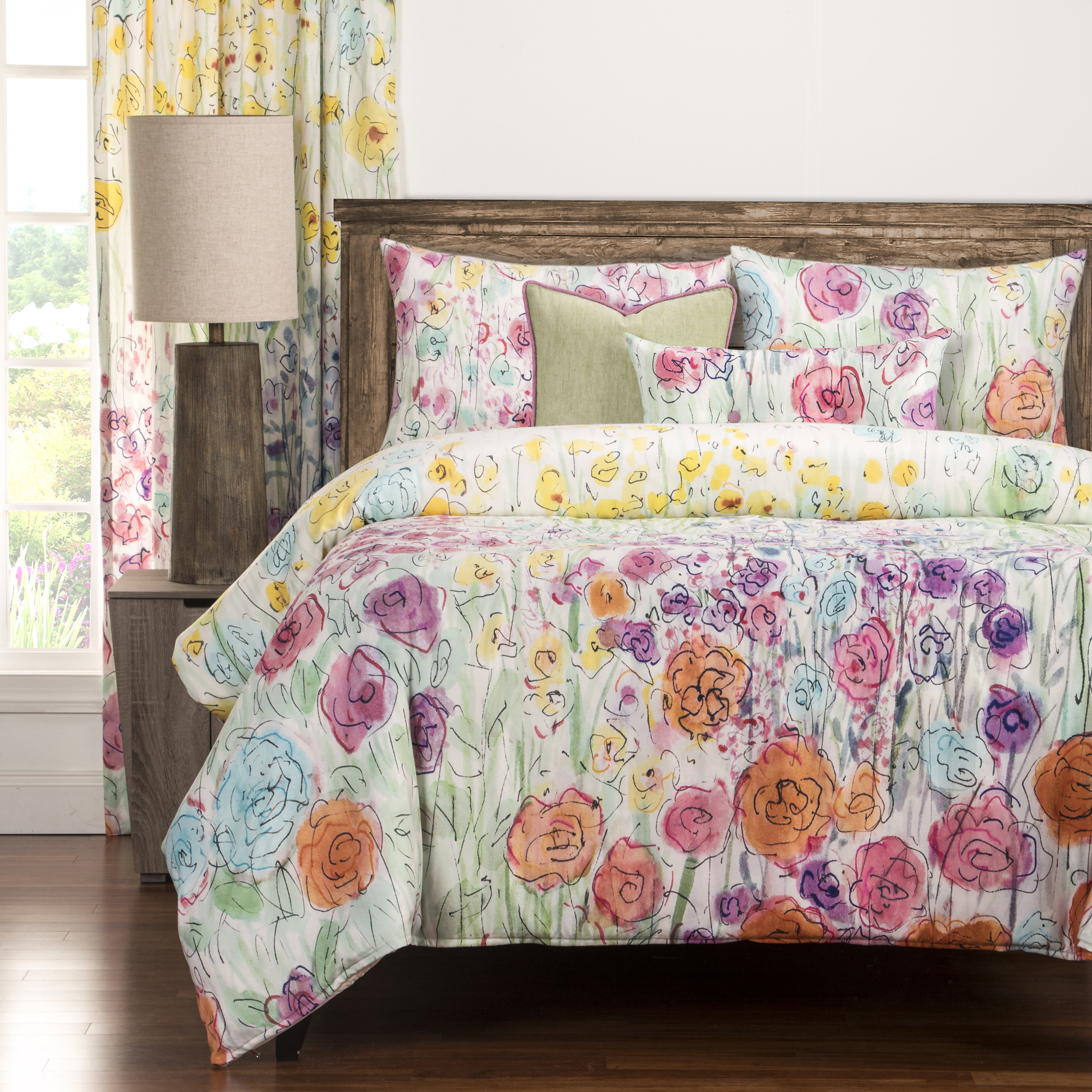 Siscovers Whimsical Wildflowers Duvet Cover Set Wayfair.ca