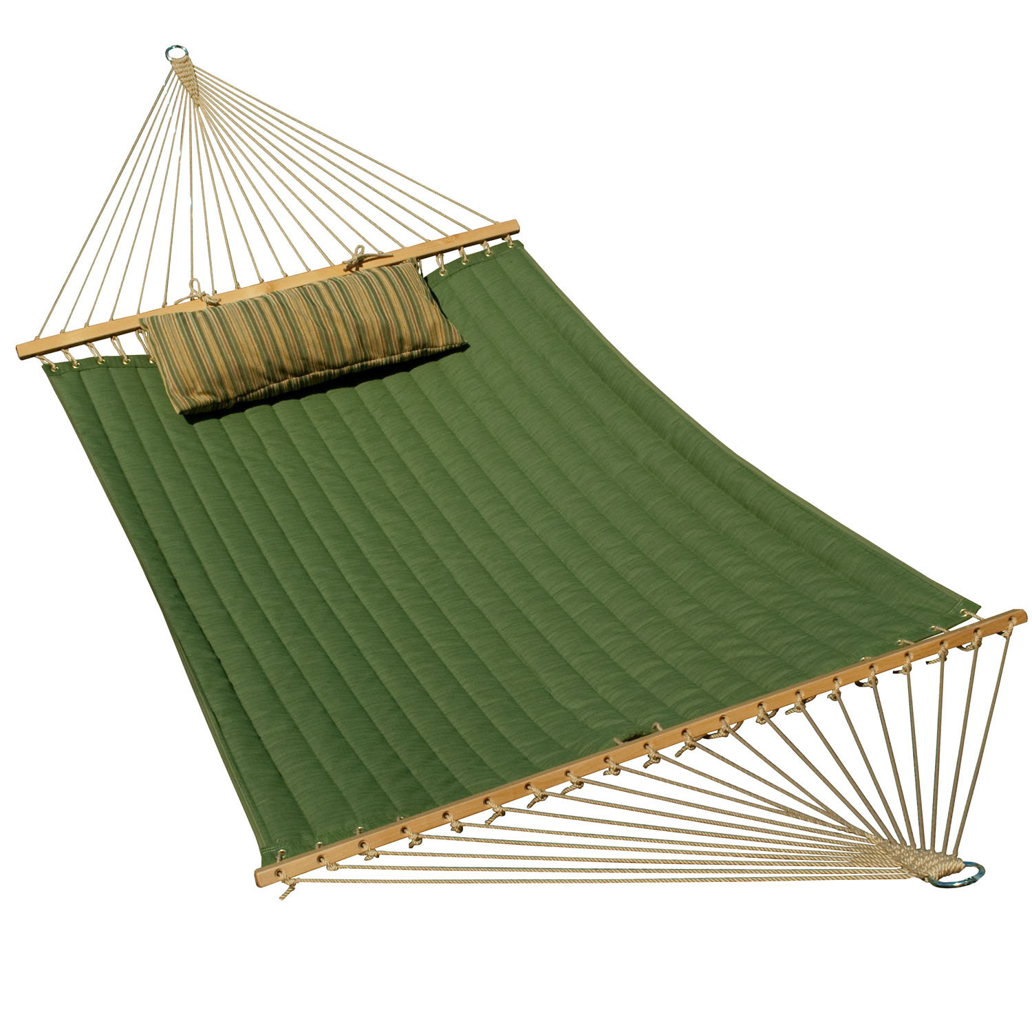 Algoma Net Company Quilted Sunbrella Hammock with Deluxe Sunbrella