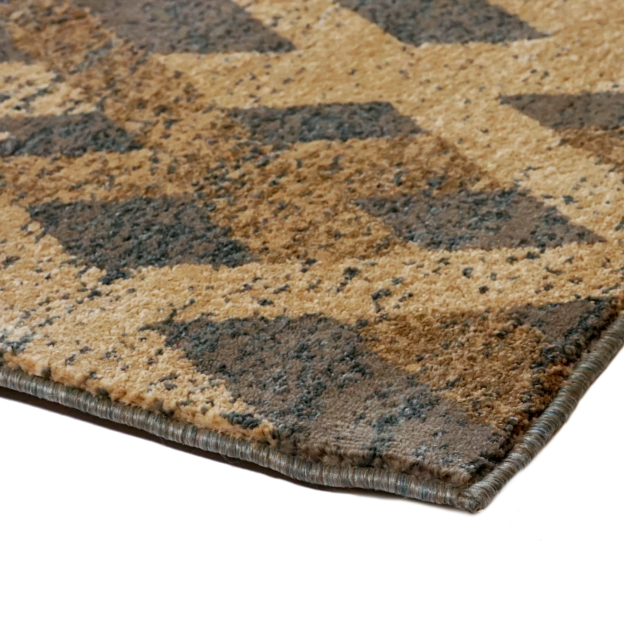 Broyhill® Chevron Steel Blue Area Rug Wayfair