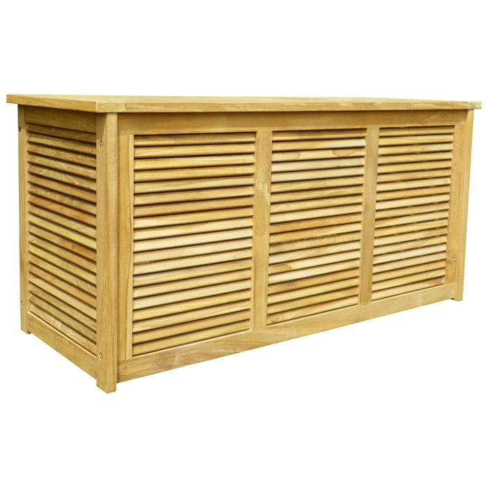 Arbora Teak Accent Teak Deck Box & Reviews Wayfair