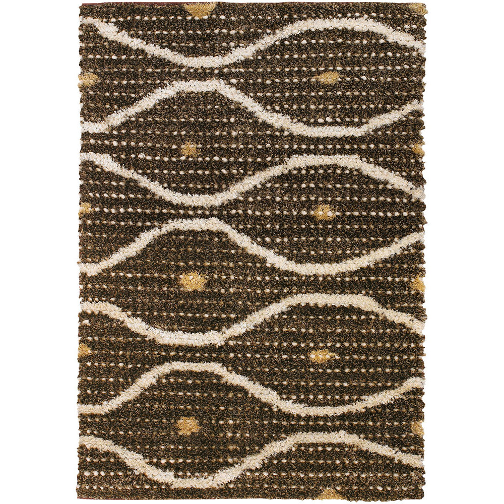 Chandra Strata Brown/Tan Area Rug Wayfair