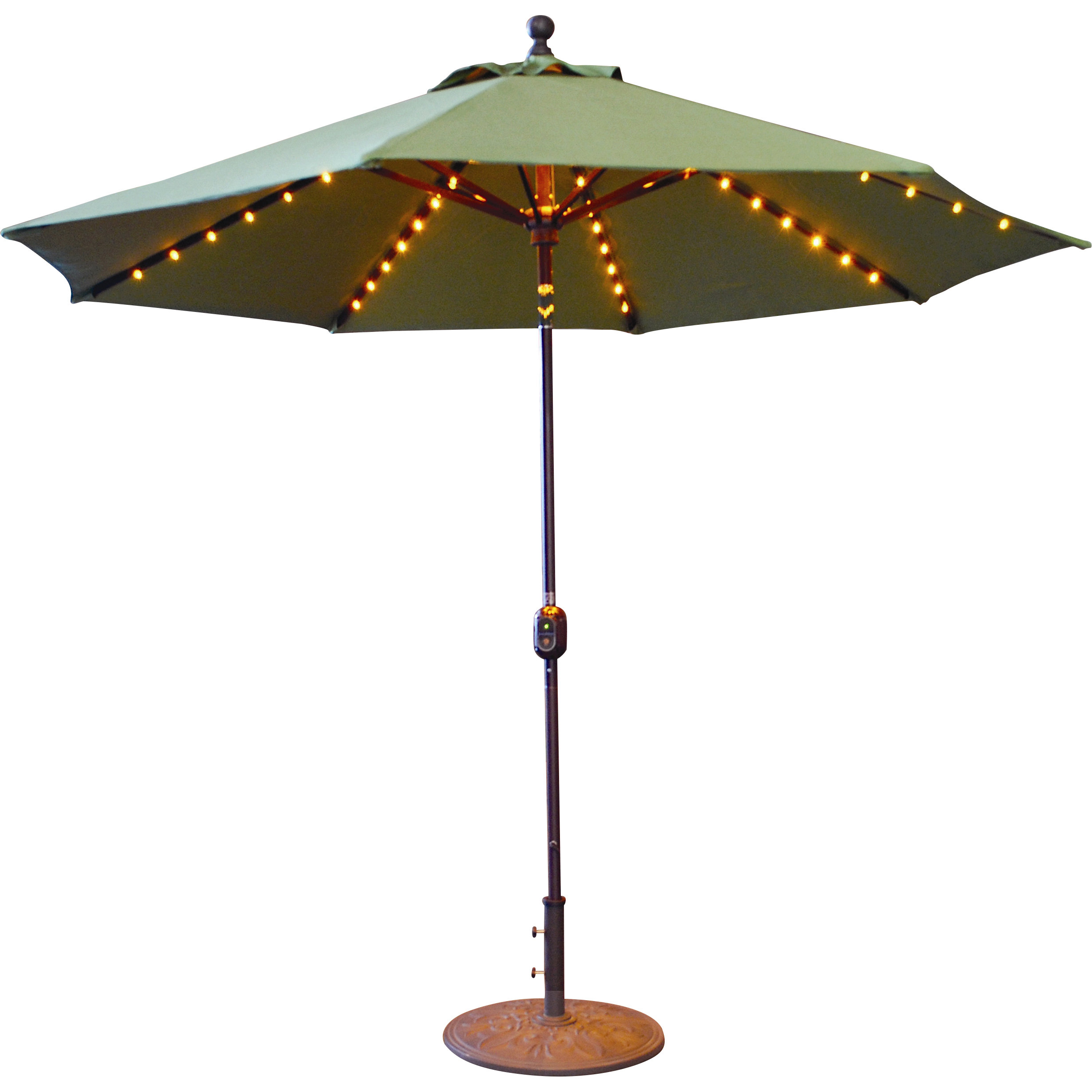 Galtech 9' Illuminated Umbrella & Reviews Wayfair
