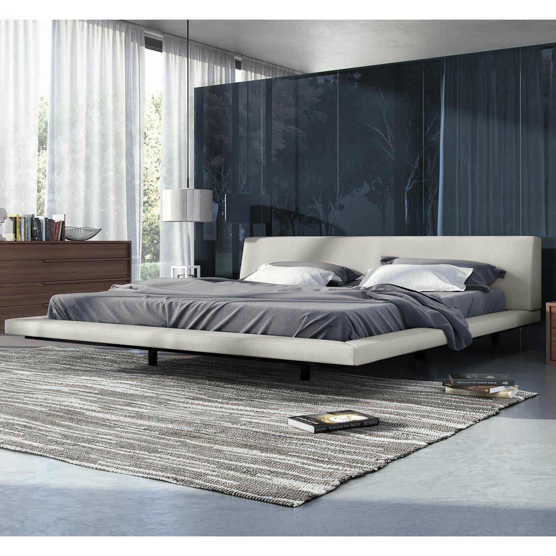 Modloft Upholstered Platform Bed & Reviews | Wayfair