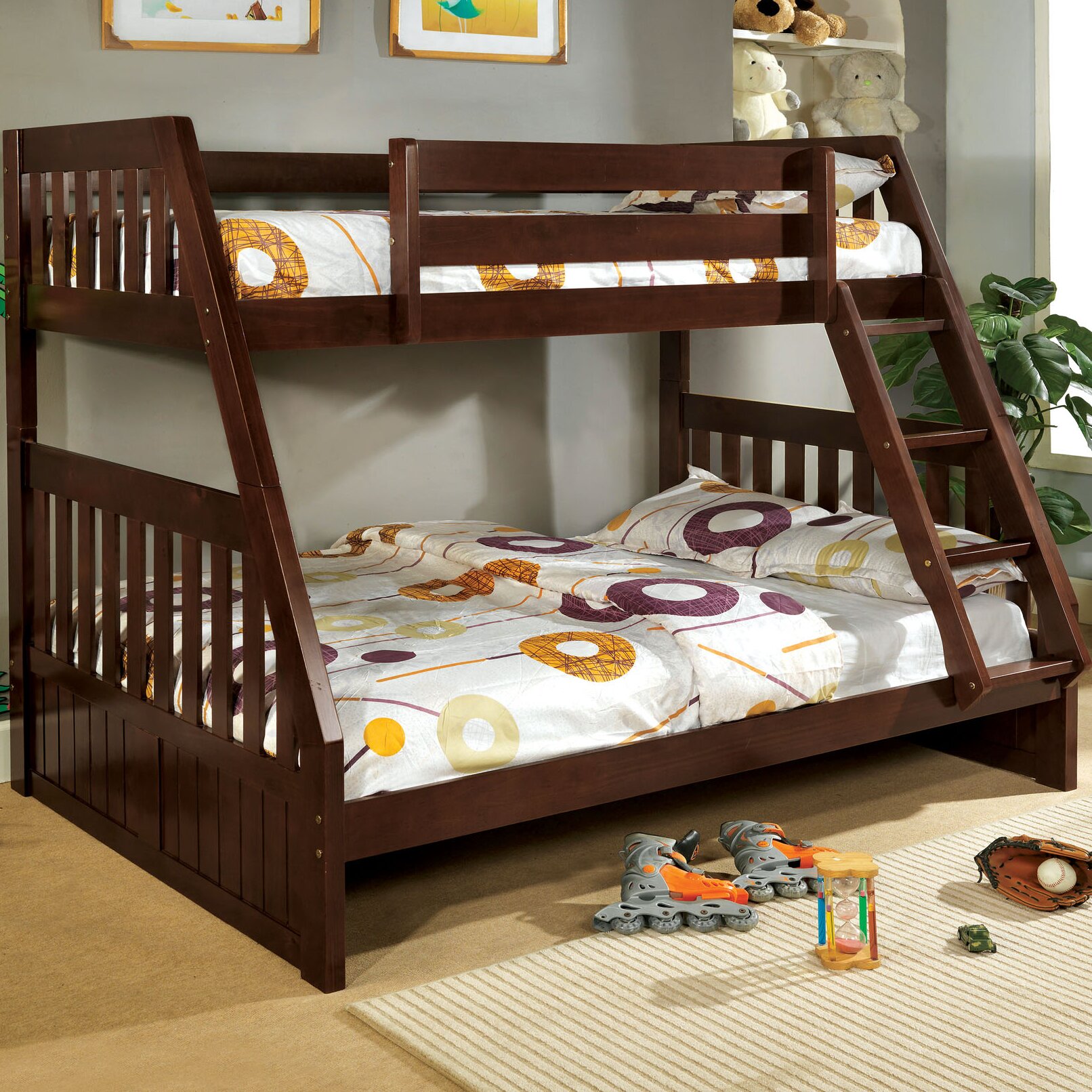 Hokku Designs Logan Twin Over Full Bunk Bed And Reviews Wayfair