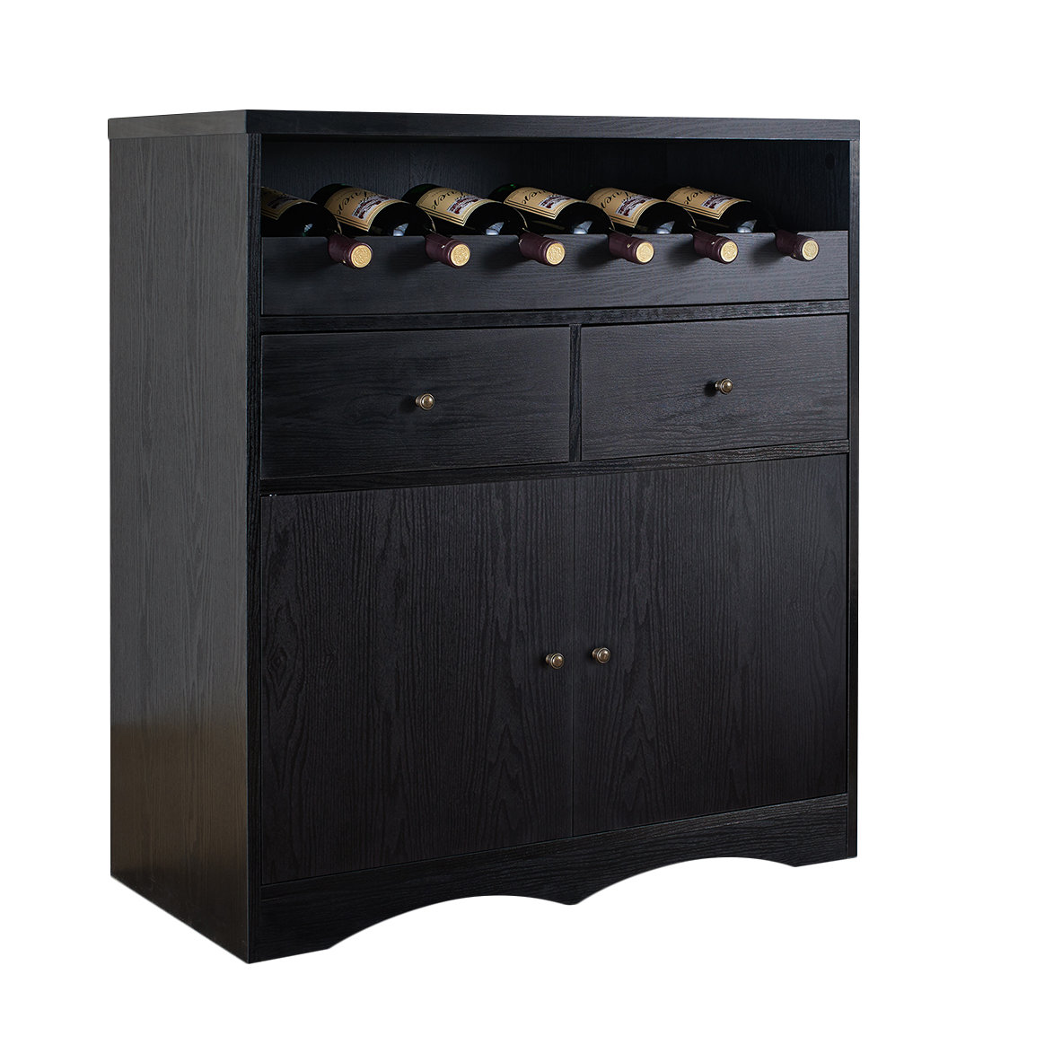 Hokku Designs Renard Sideboard & Wine Rack & Reviews Wayfair