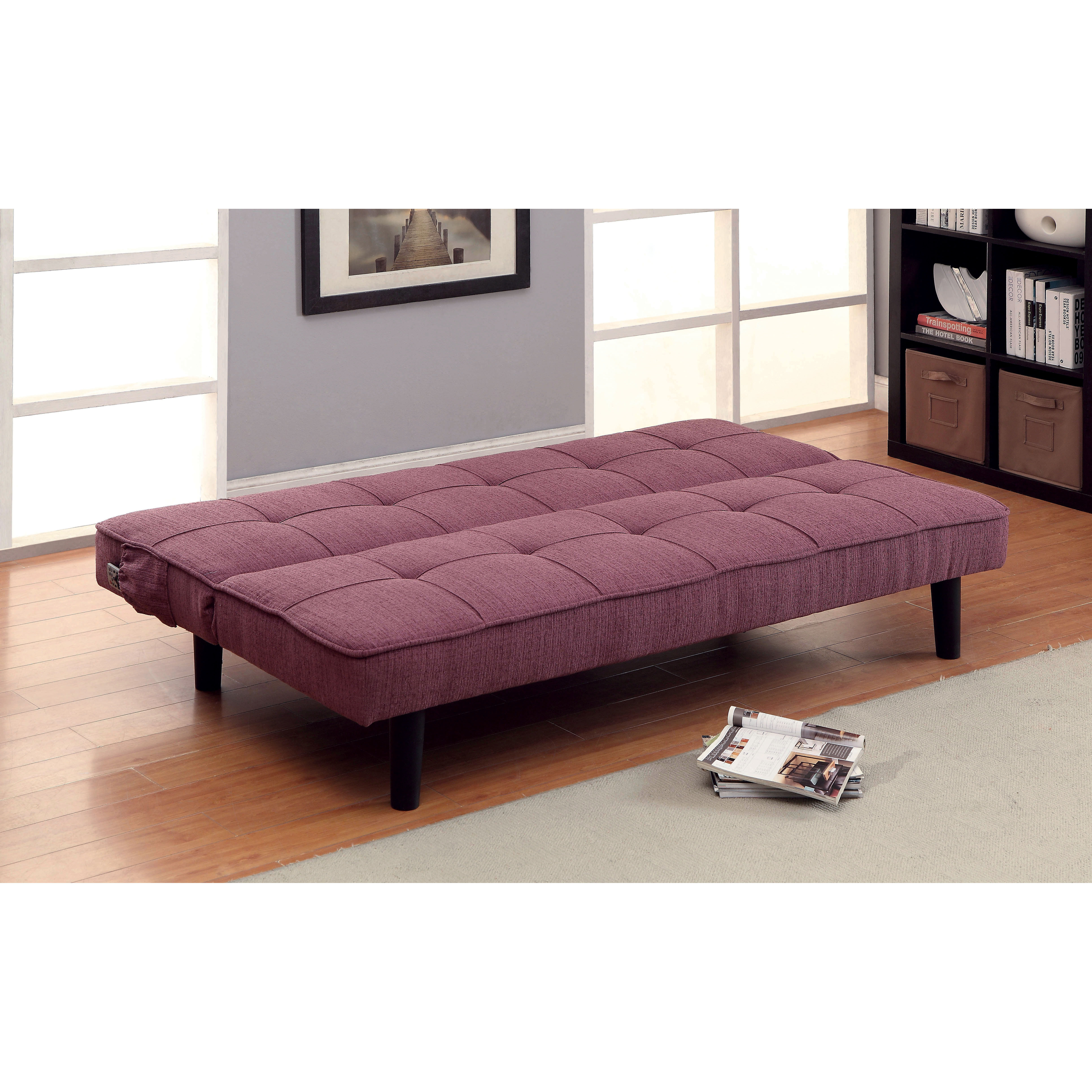 Hokku Designs Franco Tufted Futon Sofa & Reviews Wayfair