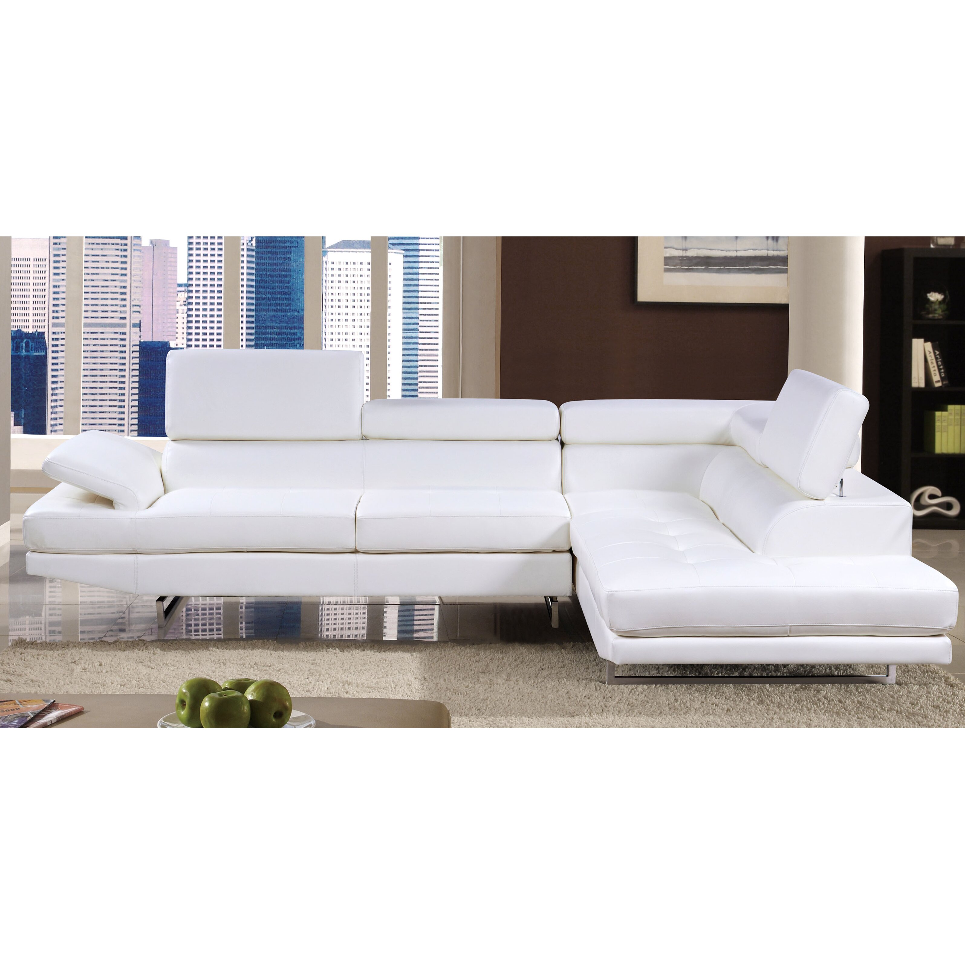 Hokku Designs Connor Sectional & Reviews Wayfair