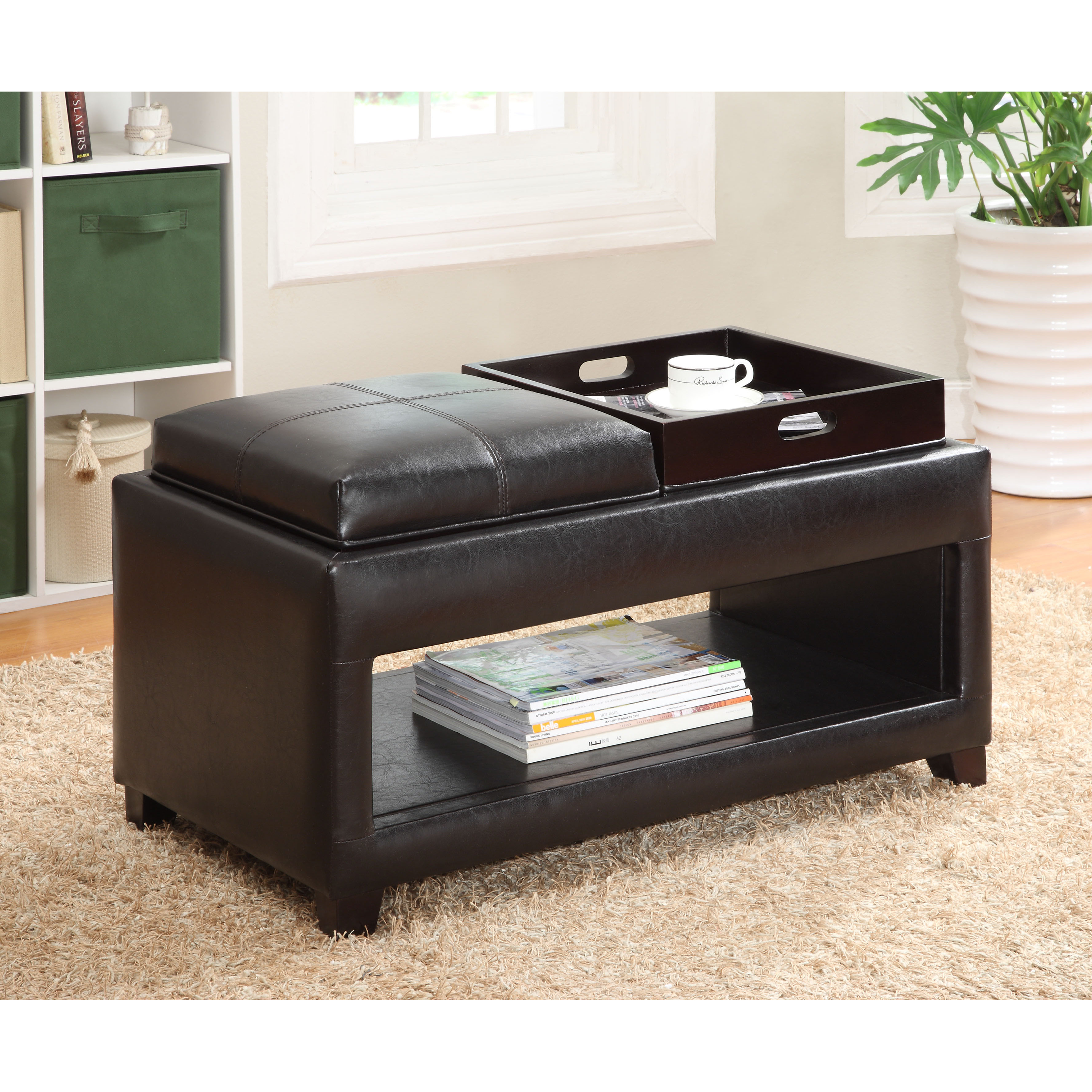 Hokku Designs Elyn Flip Top Storage Ottoman & Reviews Wayfair