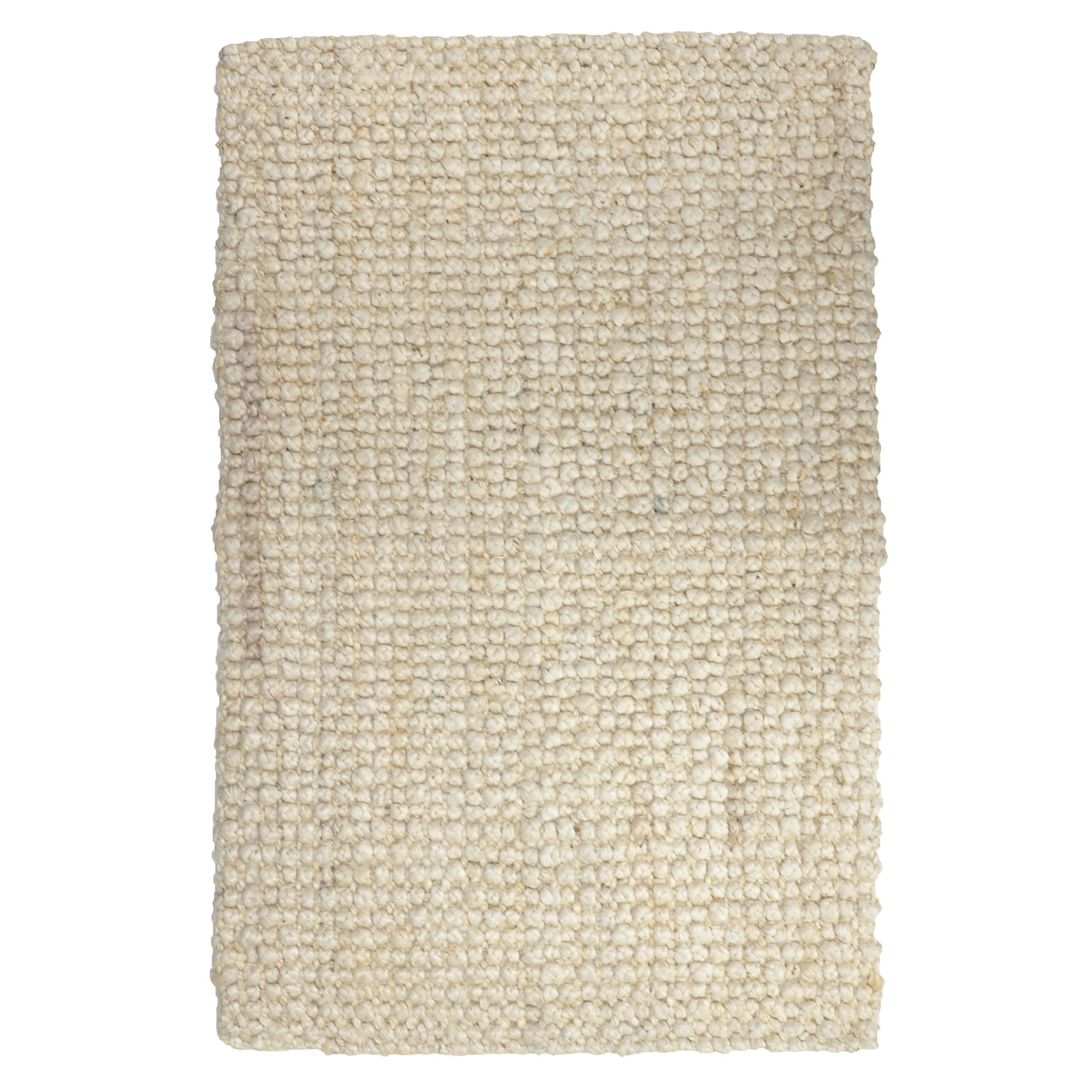 Kosas Home Eva Bleach Knobby Loop Beige Indoor/Outdoor Area Rug