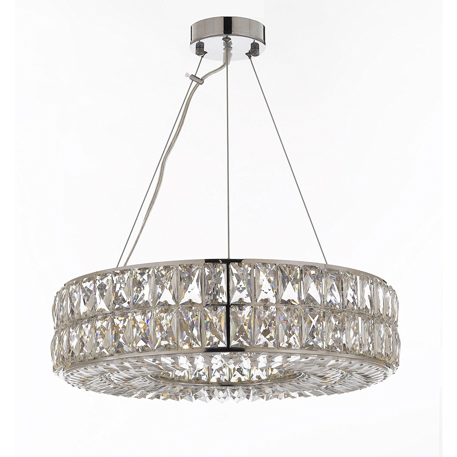 Harrison Lane Spiridon Ring 8 Light Crystal Chandelier & Reviews