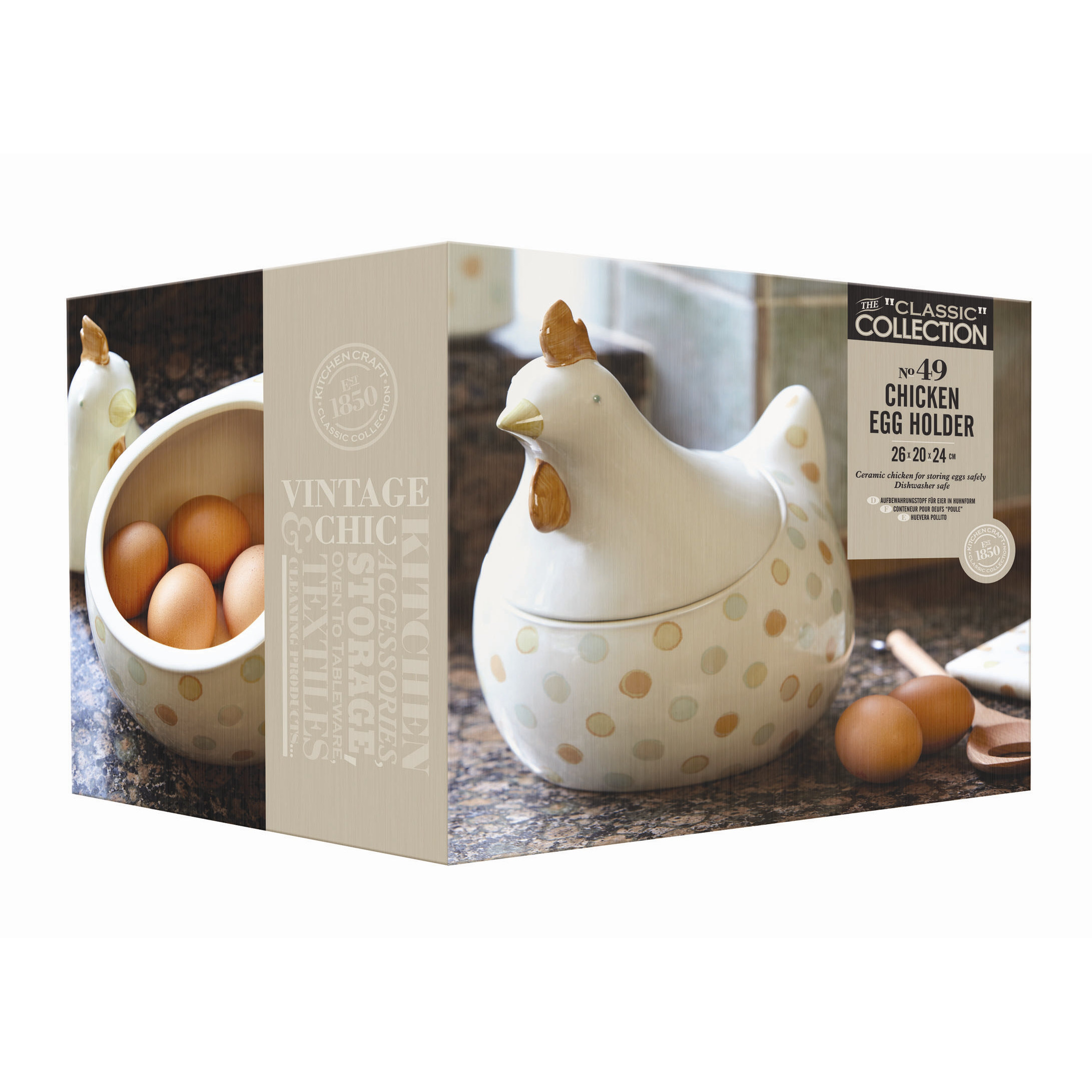 Kitchen Craft Classic Chicken Shaped Egg Storage Jar & Reviews Wayfair UK
