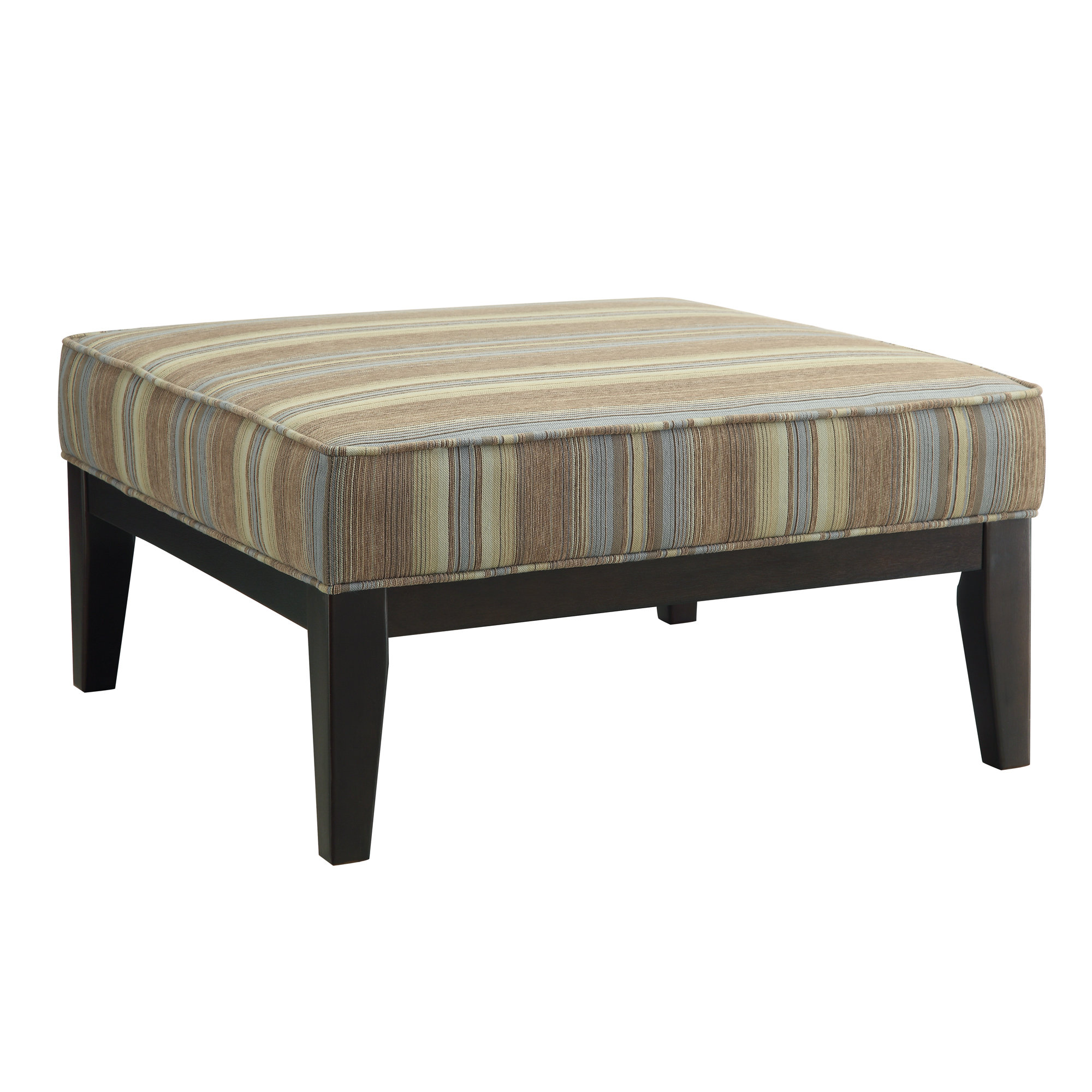 Kingstown Home Woodfield Stripe Ottoman & Reviews Wayfair