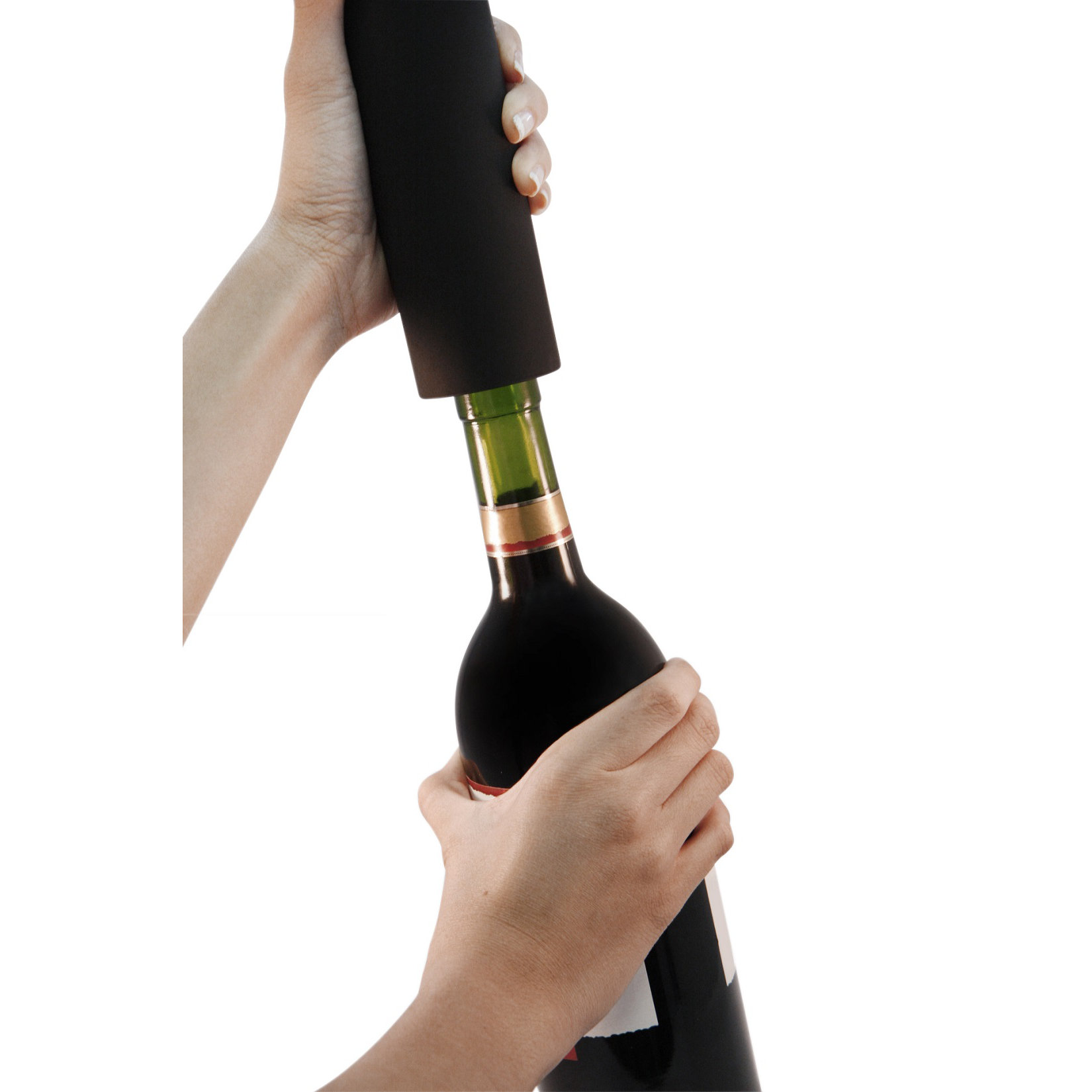 Ozeri Pro Electric Wine Bottle Opener with Wine Pourer & Stopper