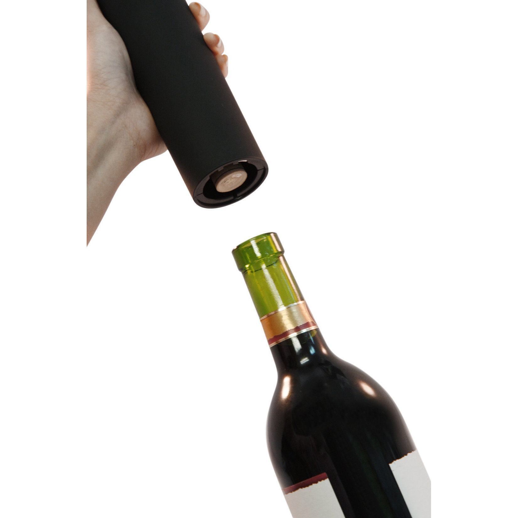 Ozeri Pro Electric Wine Bottle Opener with Wine Pourer & Stopper