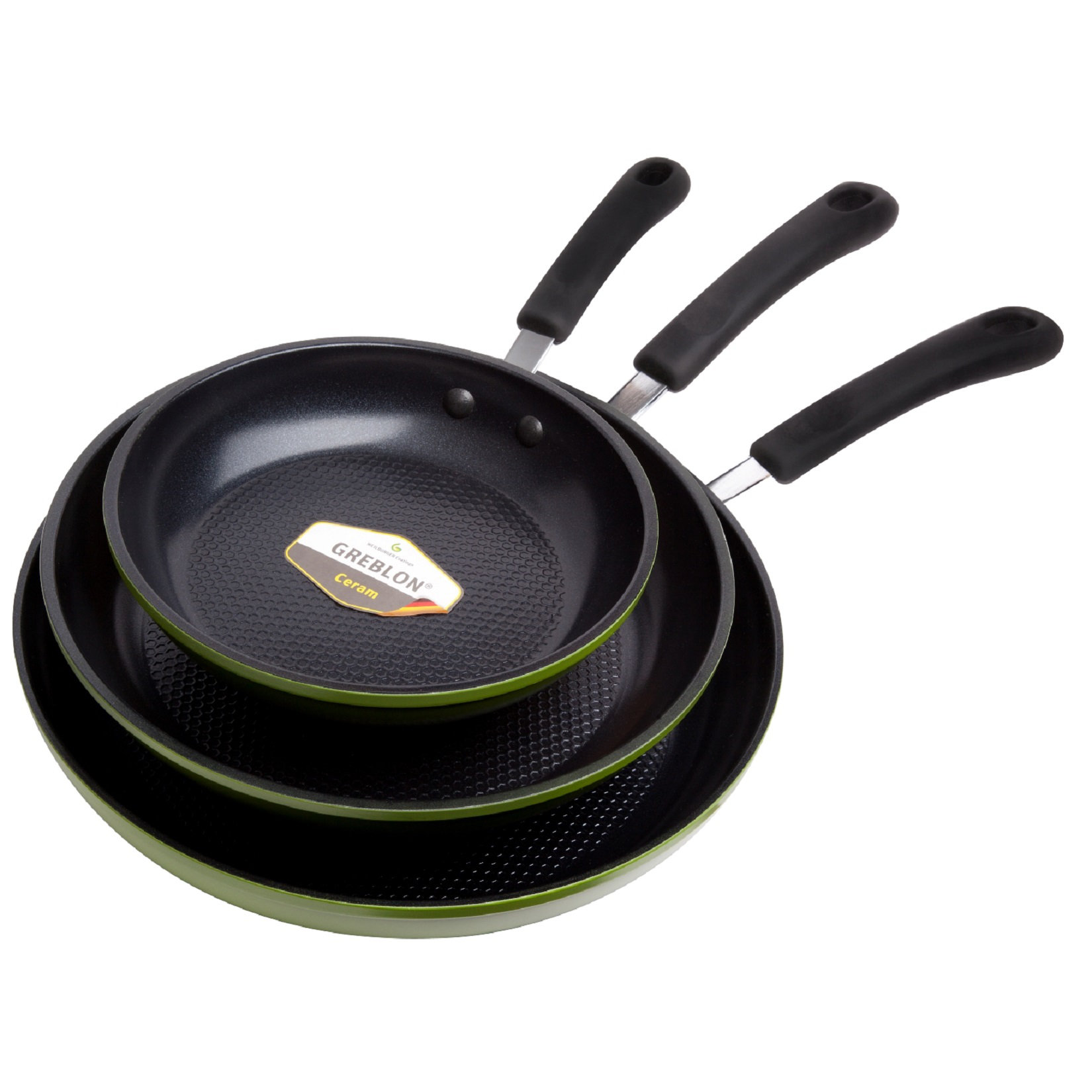 Ozeri Green Earth 3Piece NonStick Frying Pan Set & Reviews Wayfair