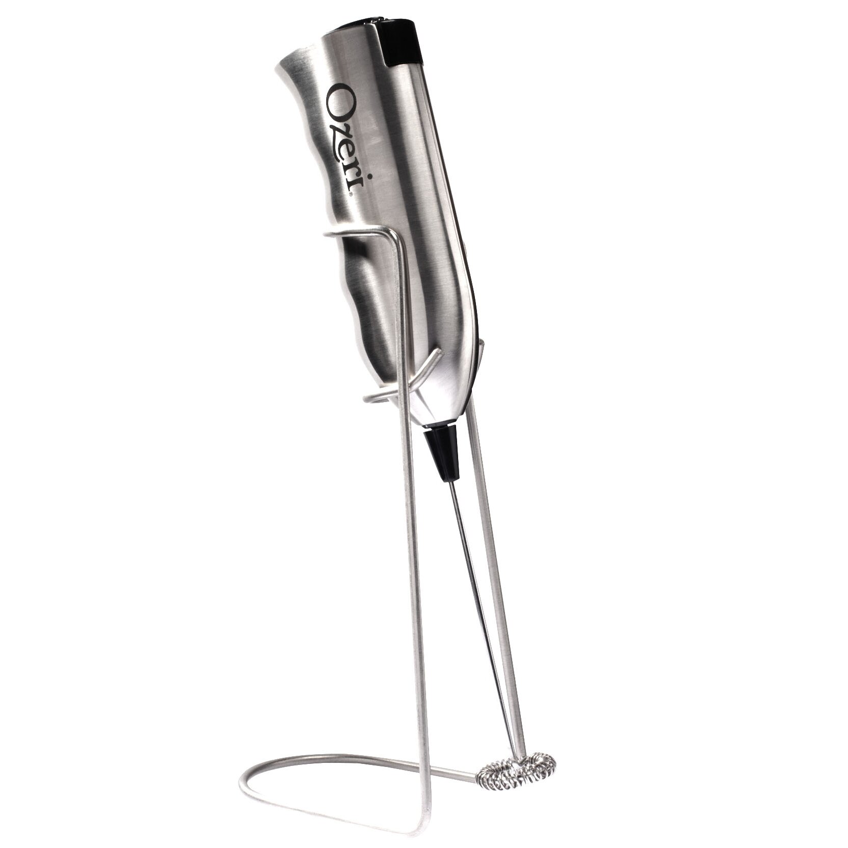 Ozeri Deluxe Milk Frother and Whisk with Stand and 4 