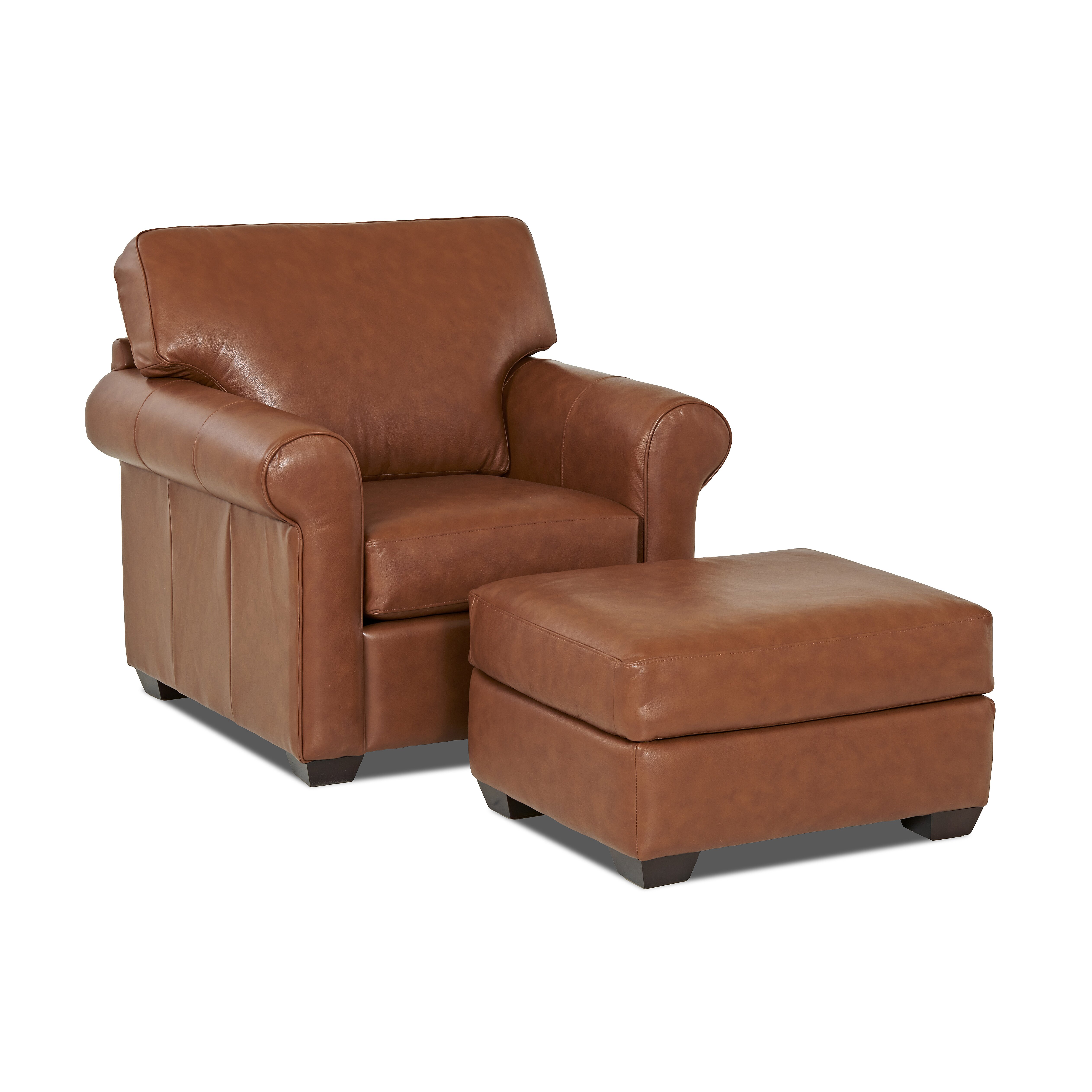 Wayfair Custom Upholstery Rachel Leather Arm Chair 