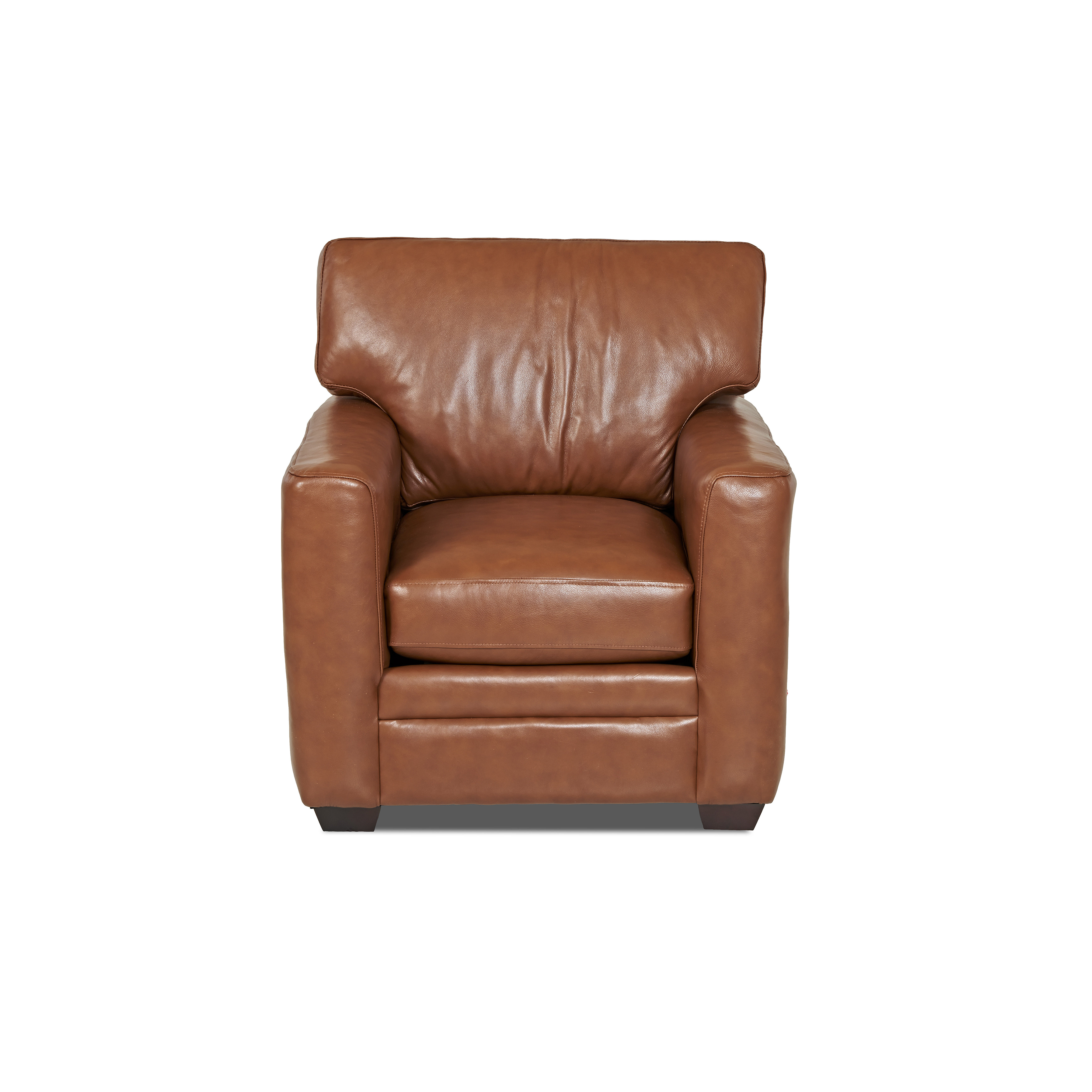 Wayfair Custom Upholstery Carleton Leather Chair & Reviews Wayfair