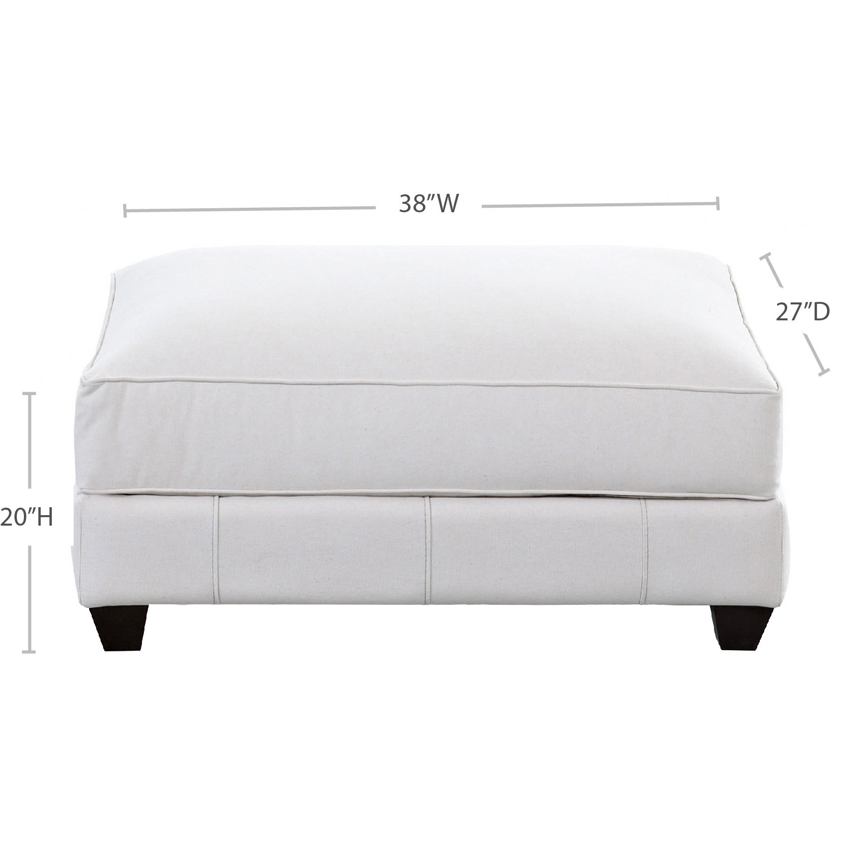 Wayfair Custom Upholstery Josephine Ottoman & Reviews Wayfair