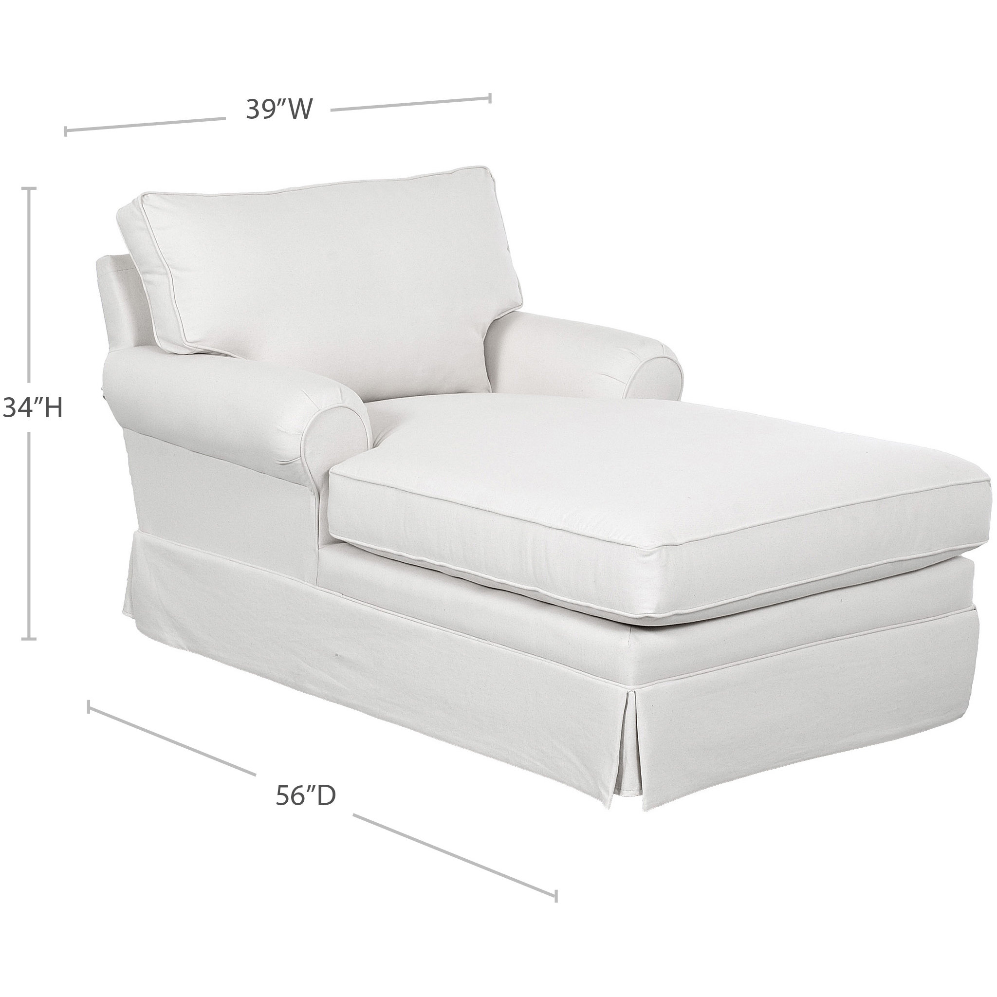 Wayfair Custom Upholstery Lily Chaise Lounge & Reviews Wayfair.ca