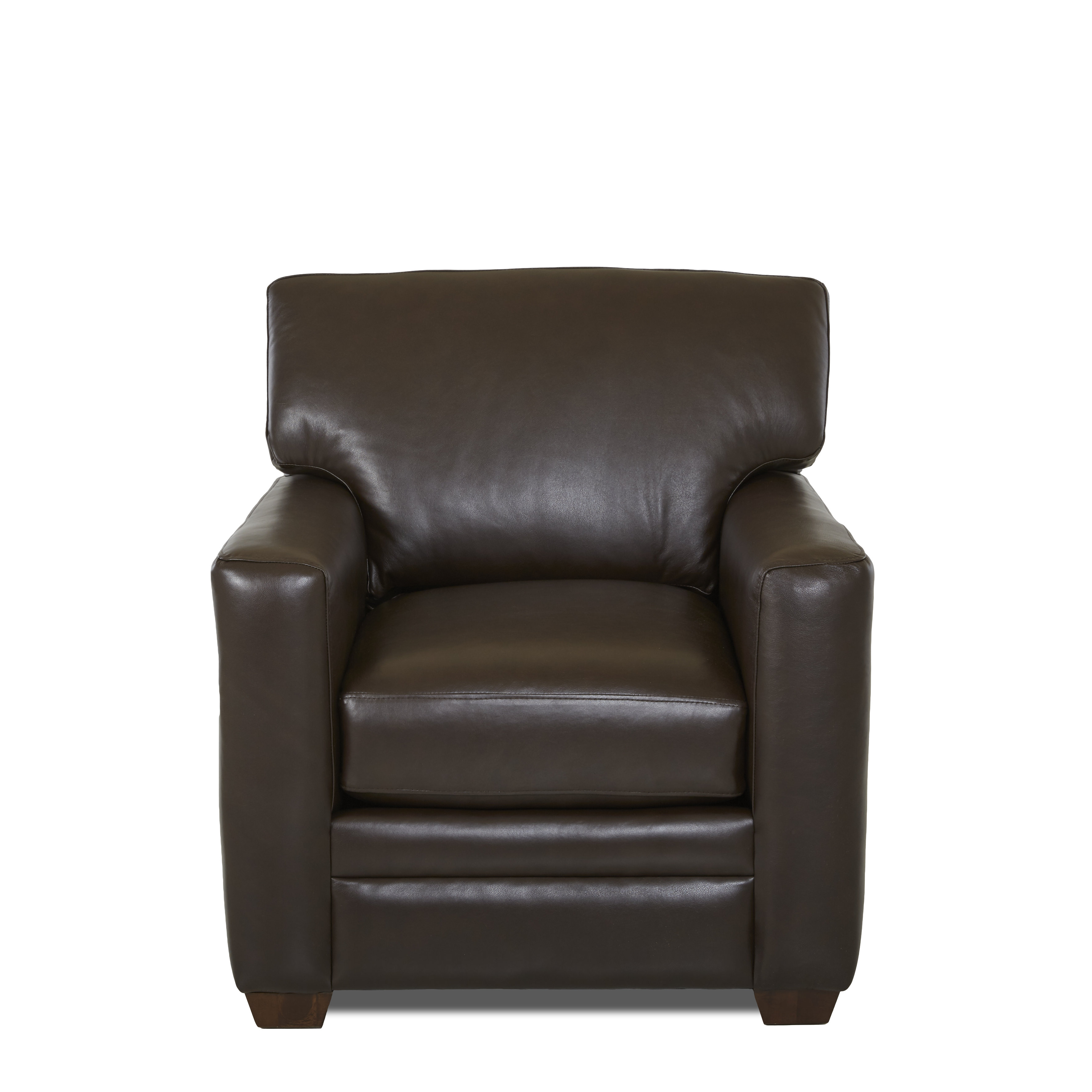 Wayfair Custom Upholstery Jennifer Leather Arm Chair & Reviews Wayfair