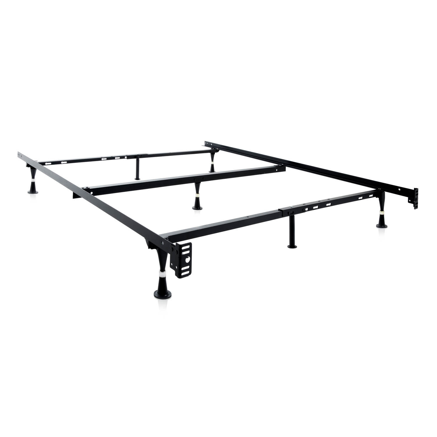 Malouf 7 Leg Adjustable Metal Bed Frame with Center Support \u0026 Glide \u0026 Reviews  Wayfair