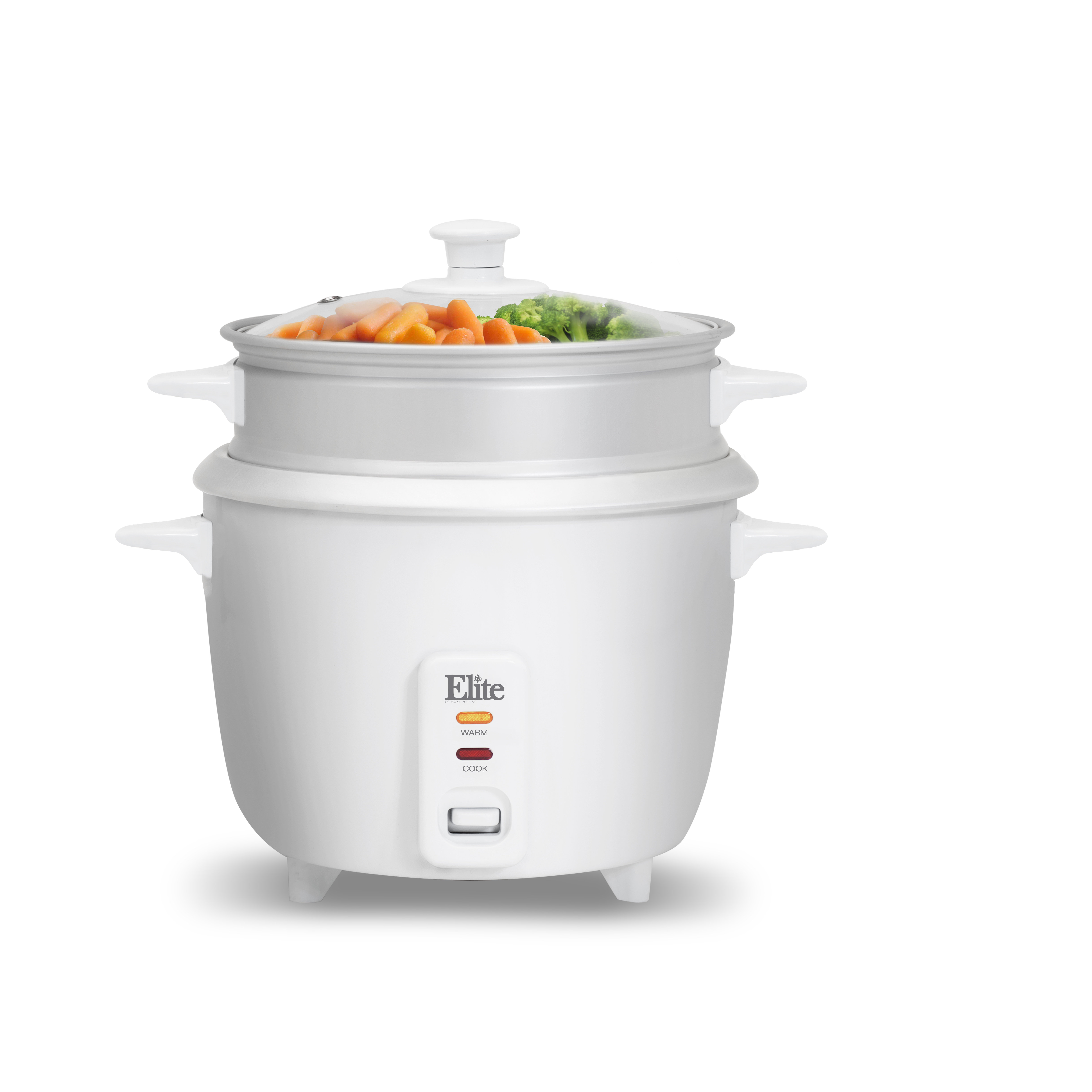 Elite by MaxiMatic Gourmet 6Cup Rice Cooker with Steam Tray & Reviews