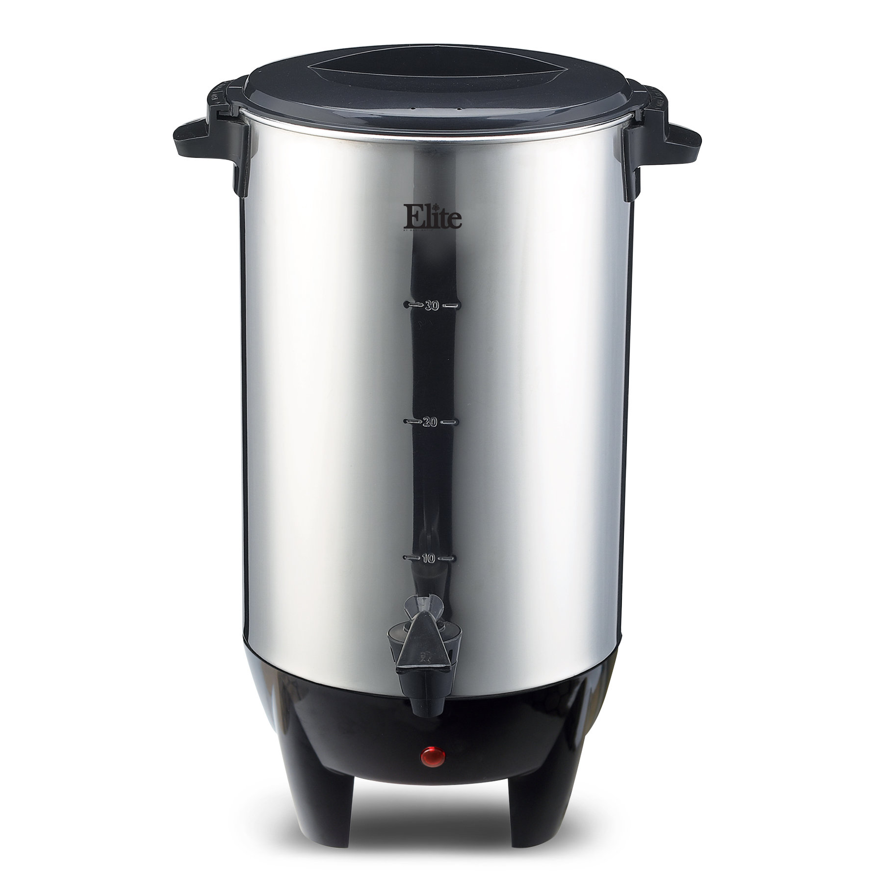 Elite by MaxiMatic Cuisine Stainless Steel 30 Cup Coffee Maker