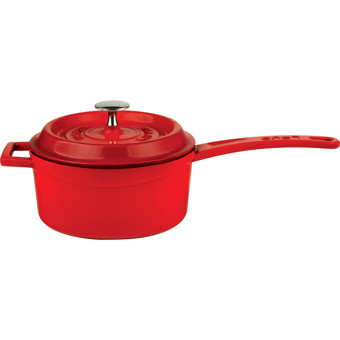 Lava Cookware Signature Enameled CastIron 1 Qt. Sauce Pan with lid