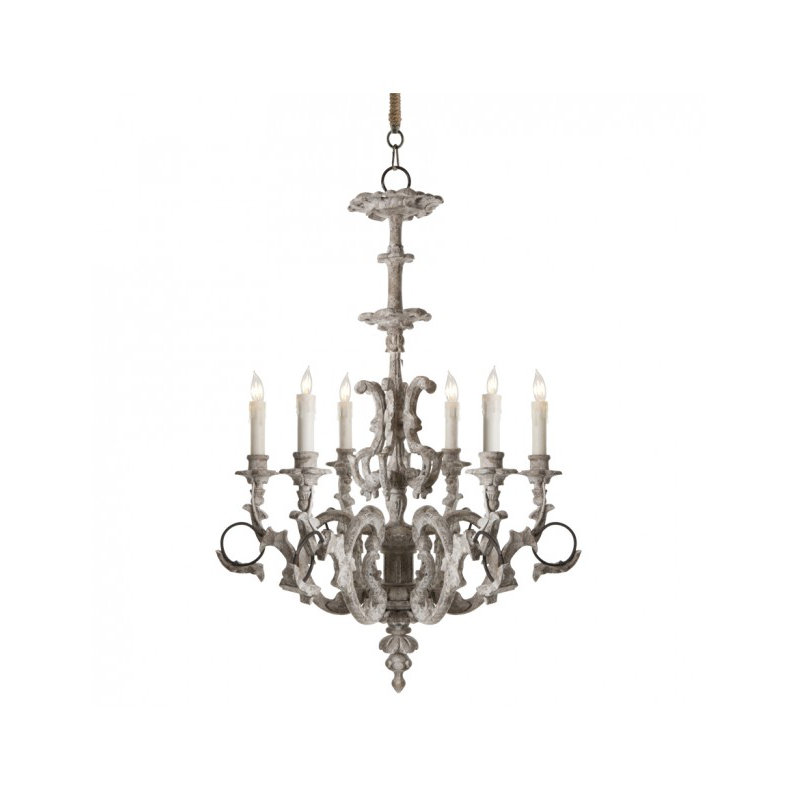 Aidan Gray Ebby High French 6 Light Candle-Style Chandelier & Reviews