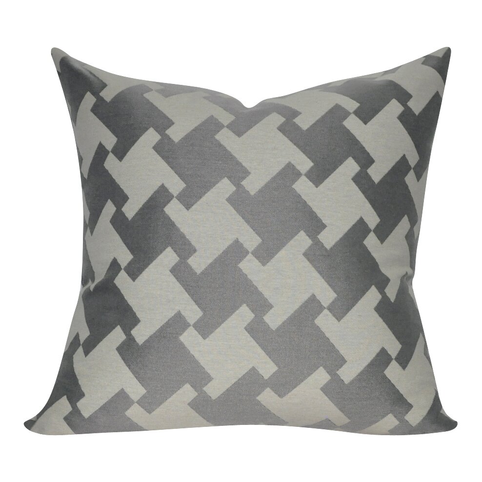 hounds tooth pillow