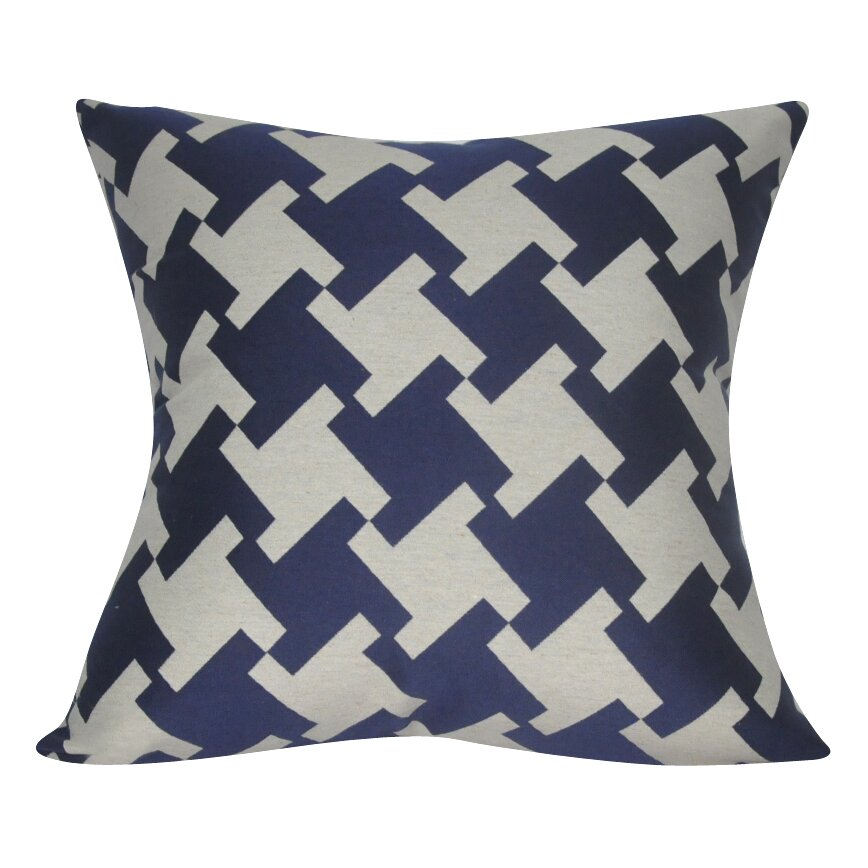 hounds tooth pillow