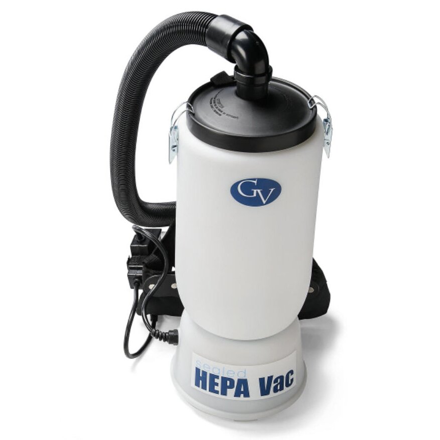 GV 6-qt. HEPA Backpack Back Pack Vacuum with Power Nozzle Head Professional Tool Kit | Wayfair