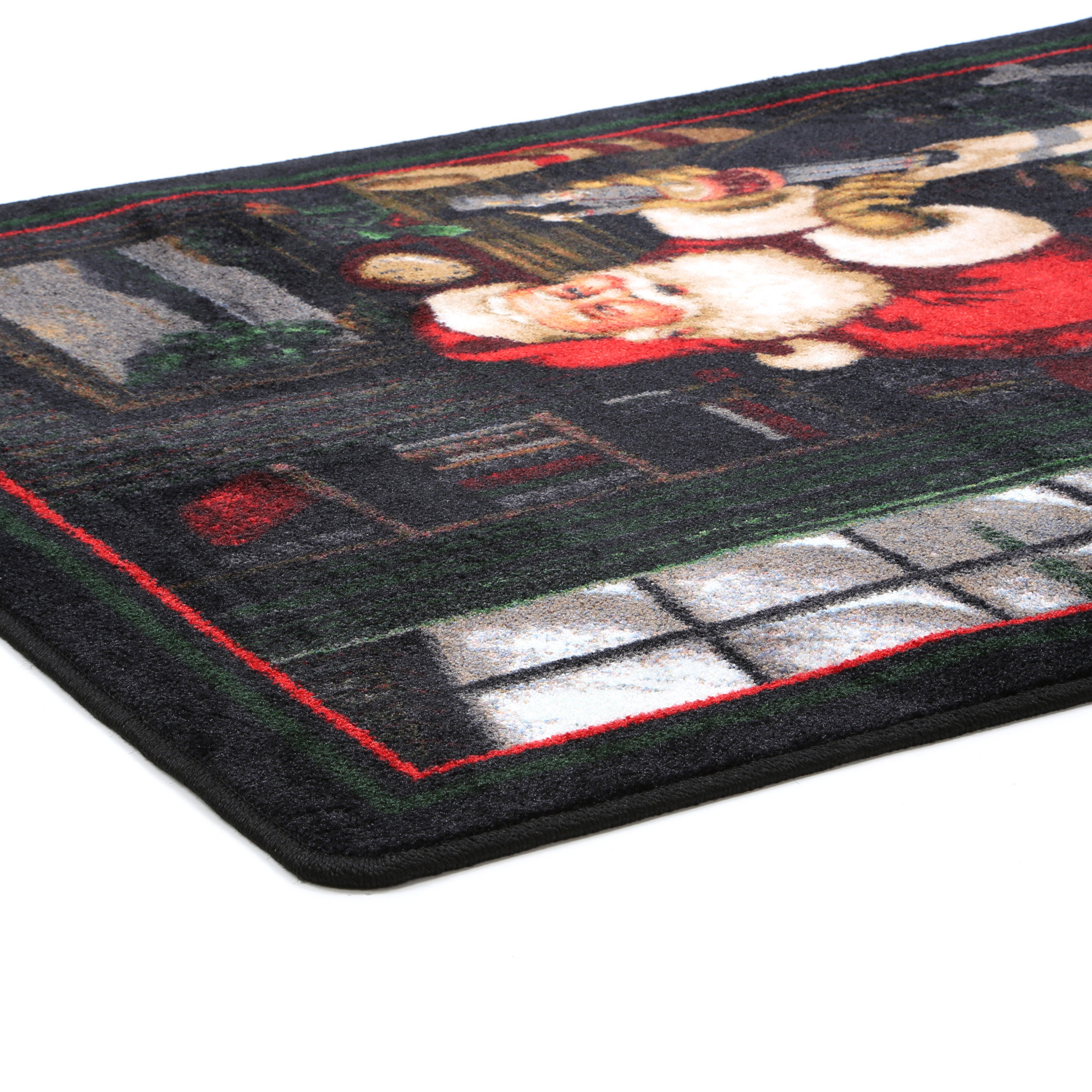 Milliken Winter Seasonal Santa's Visit Christmas Area Rug & Reviews Wayfair