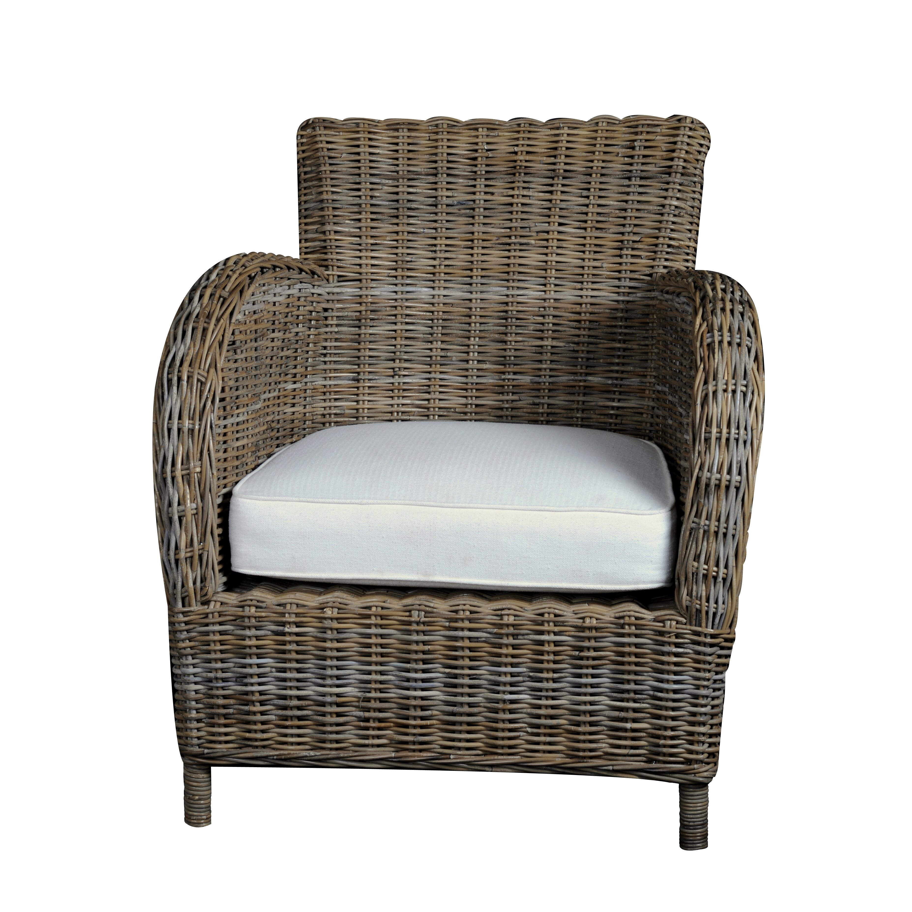NovaSolo Wickerworks Knight Chair with Cushions & Reviews | Wayfair