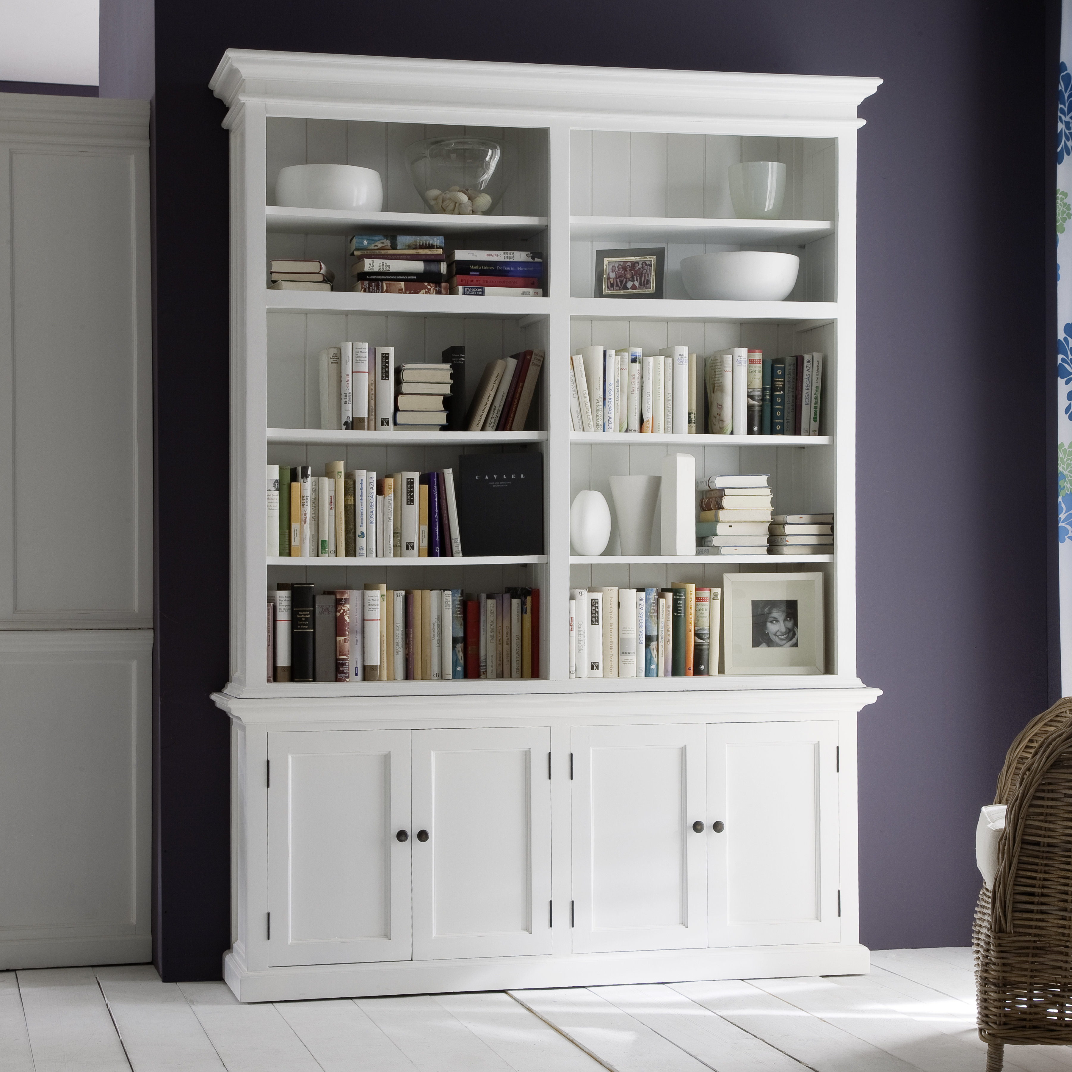 NovaSolo Halifax 87" Oversized Set Bookcase & Reviews Wayfair