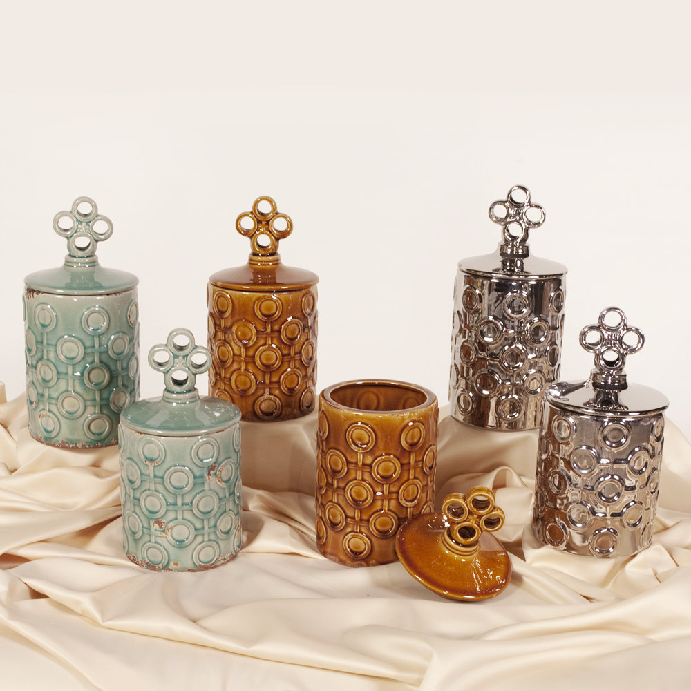 howard elliott 2 piece decorative jar set reviews wayfair howard elliott 2 piece decorative jar set reviews wayfair