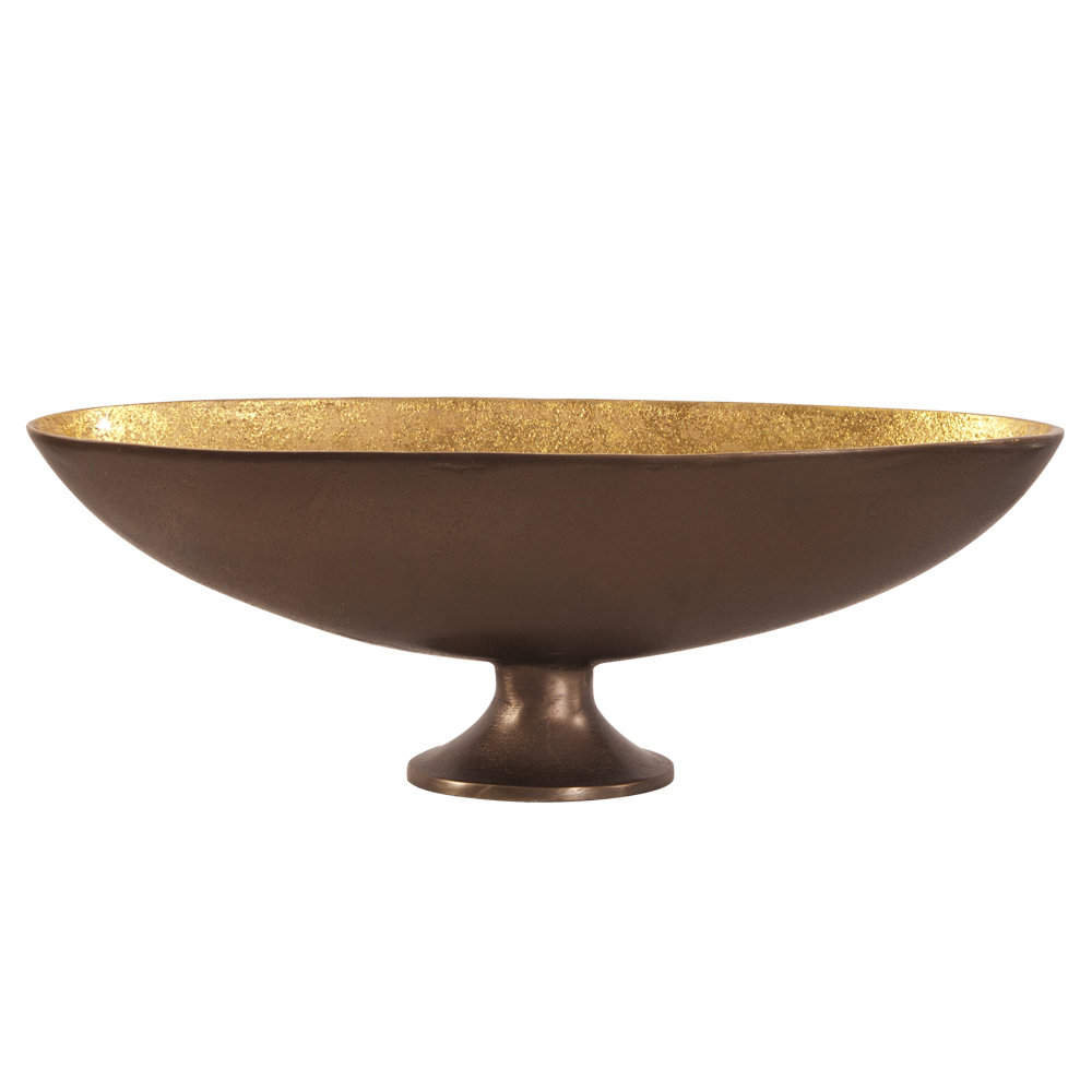 Howard Elliott Oblong Footed Decorative Bowl & Reviews Wayfair