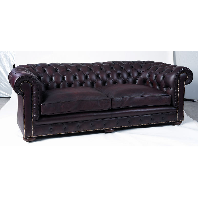 Gallery Of Leather Chesterfield Sofa