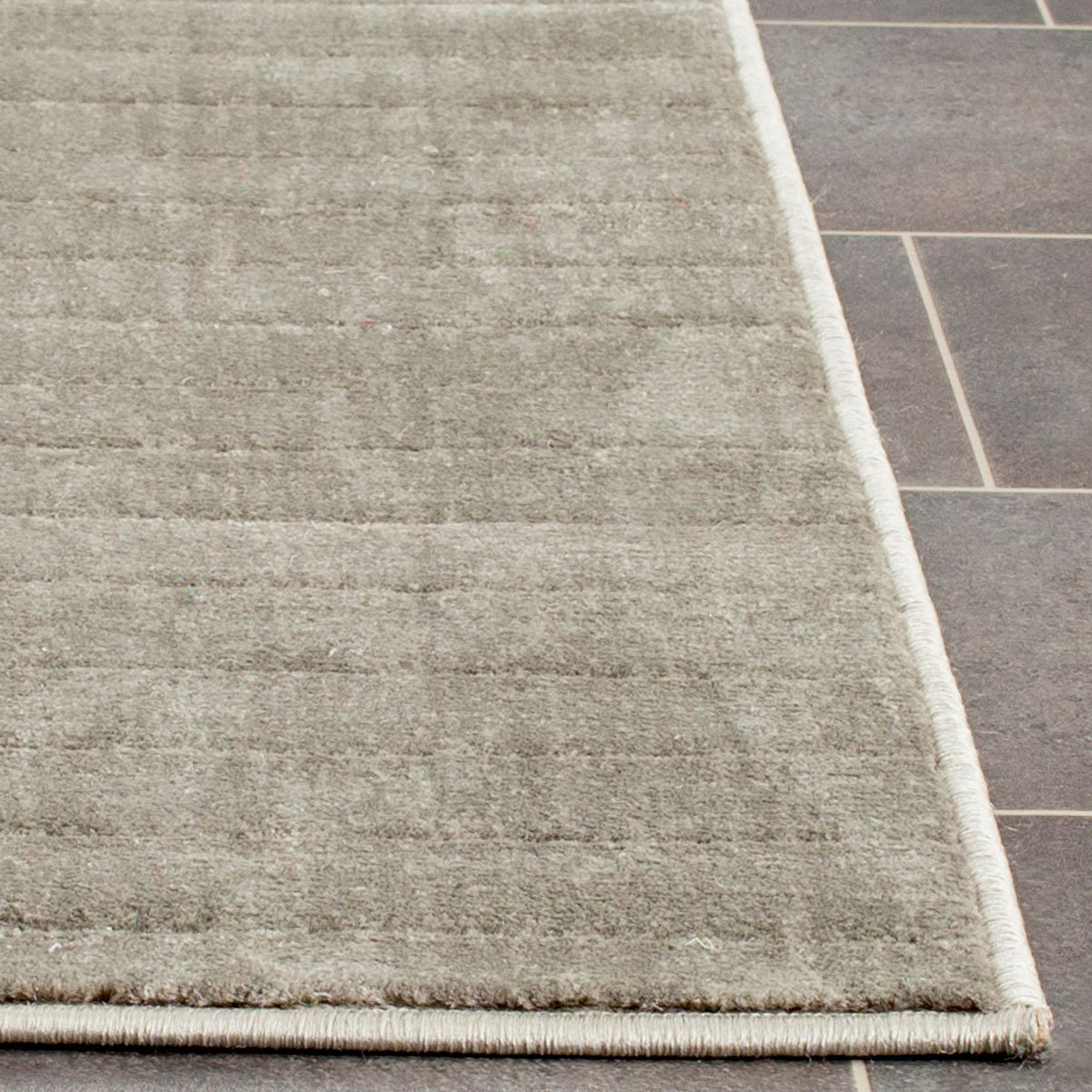Zipcode™ Design Sage Dark Grey / Ivory Area Rug & Reviews | Wayfair