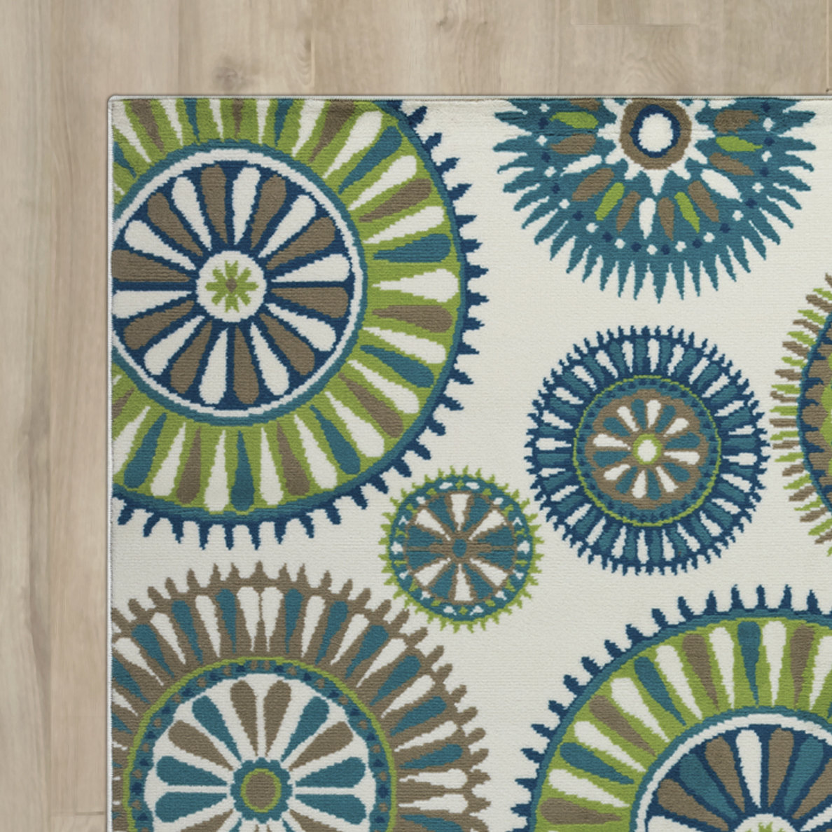 Zipcode™ Design Terry Green/Blue Indoor/Outdoor Area Rug & Reviews