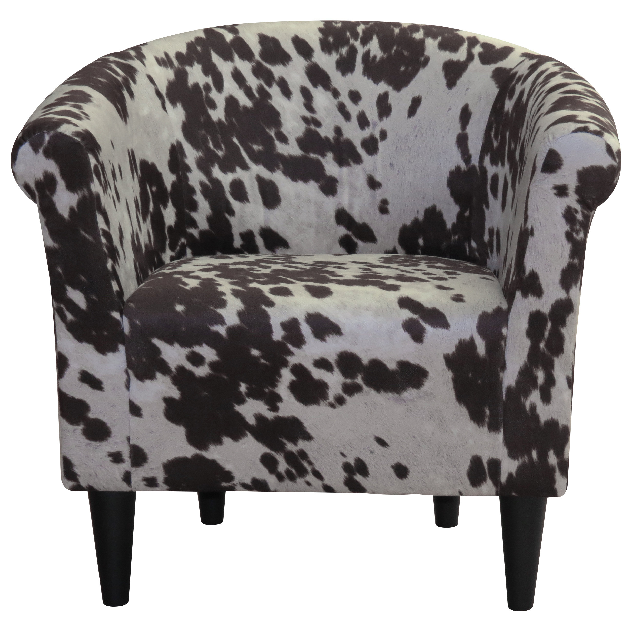 Zipcode™ Design Liam Cowhide Barrel Chair & Reviews Wayfair